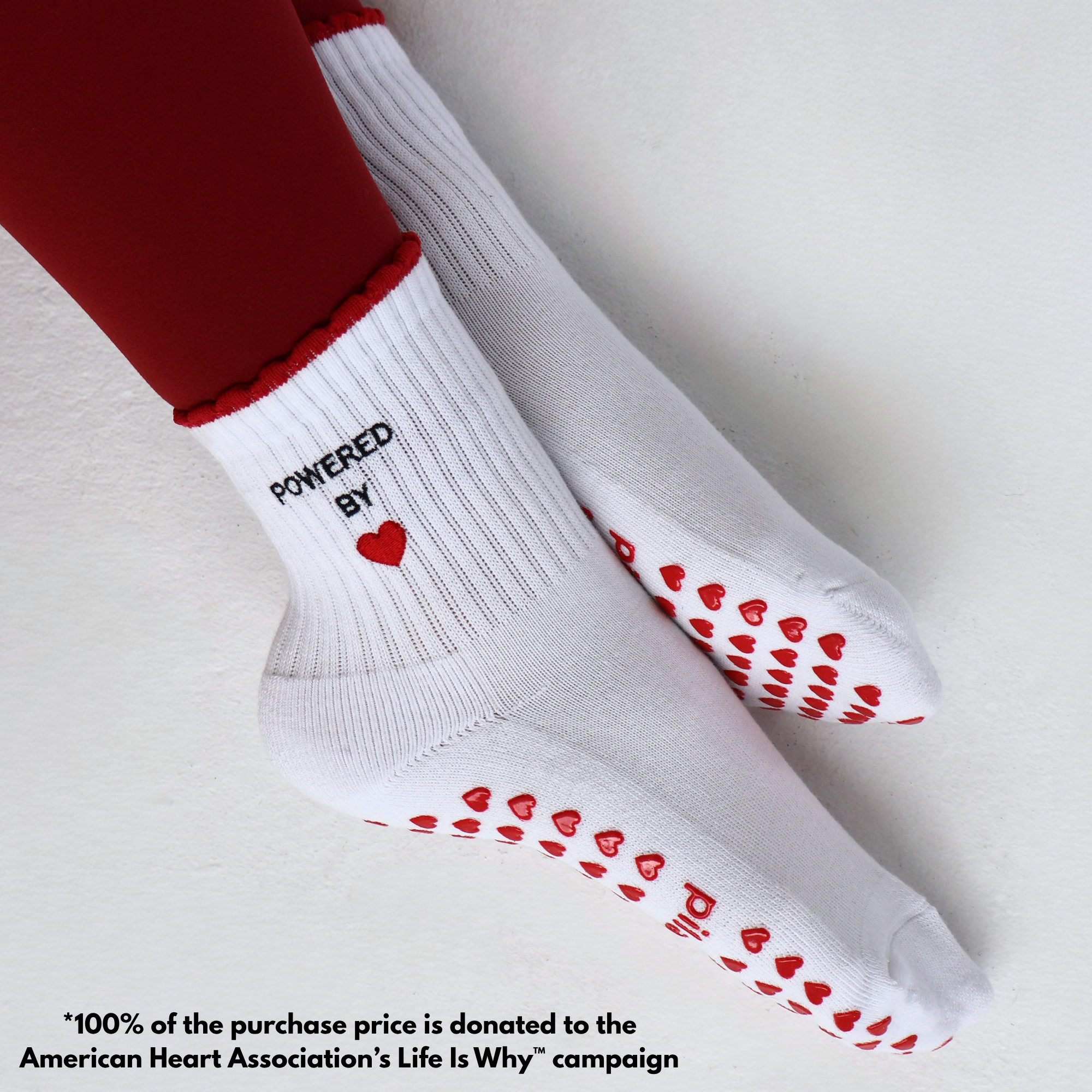 Powered By Love Grip Socks