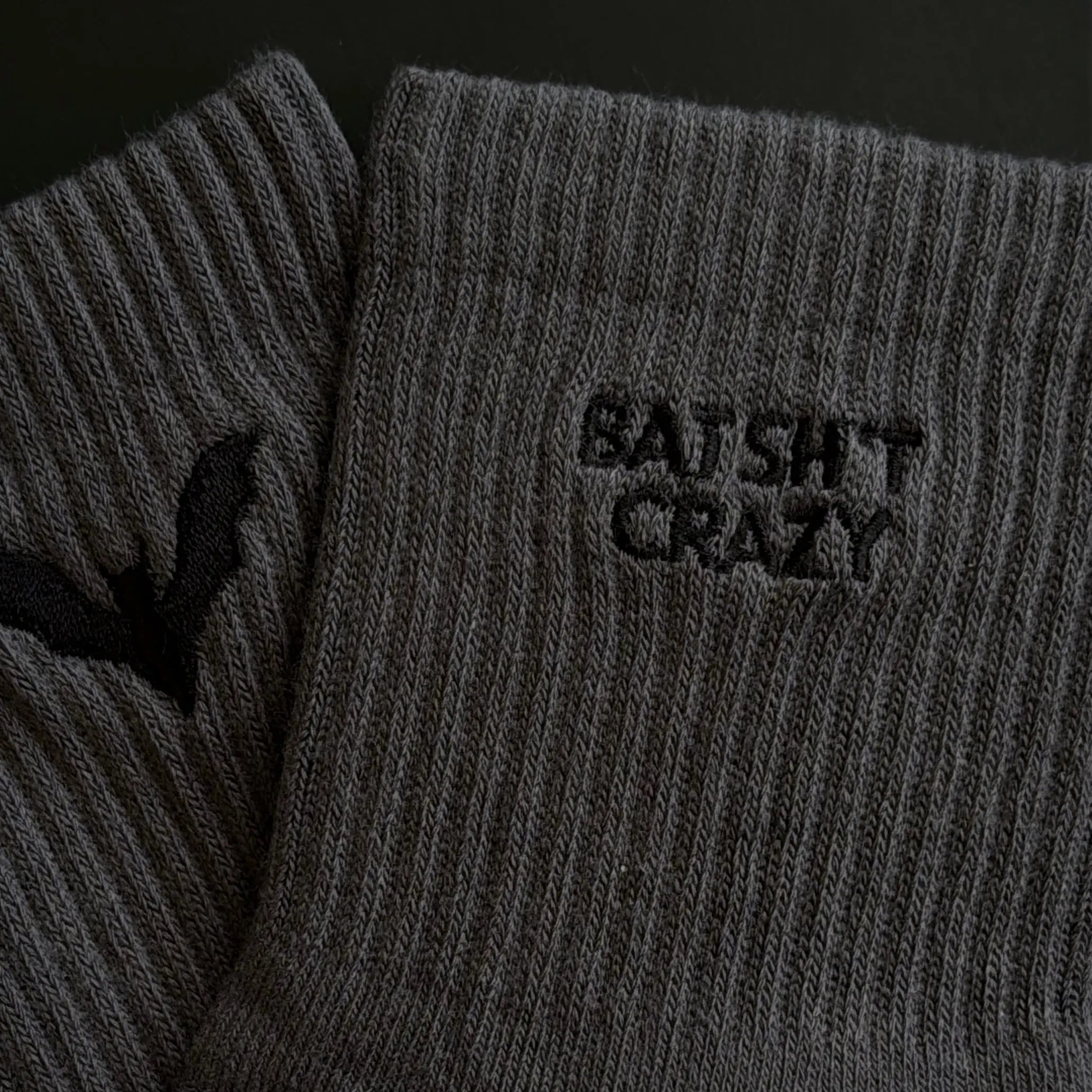 Bat Sh*t Crazy Halloween Grip Socks My Store
