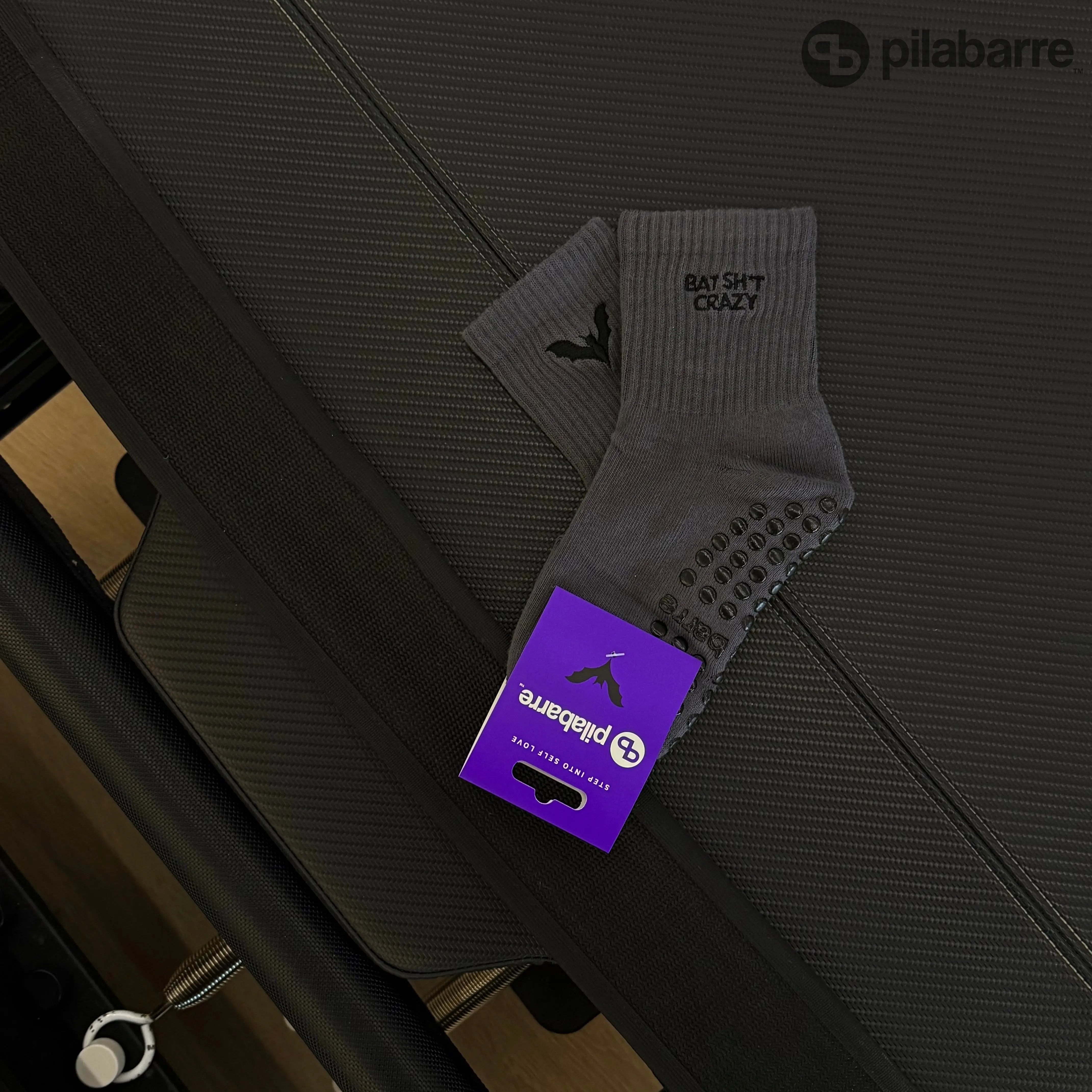 Bat Sh*t Crazy Halloween Grip Socks My Store