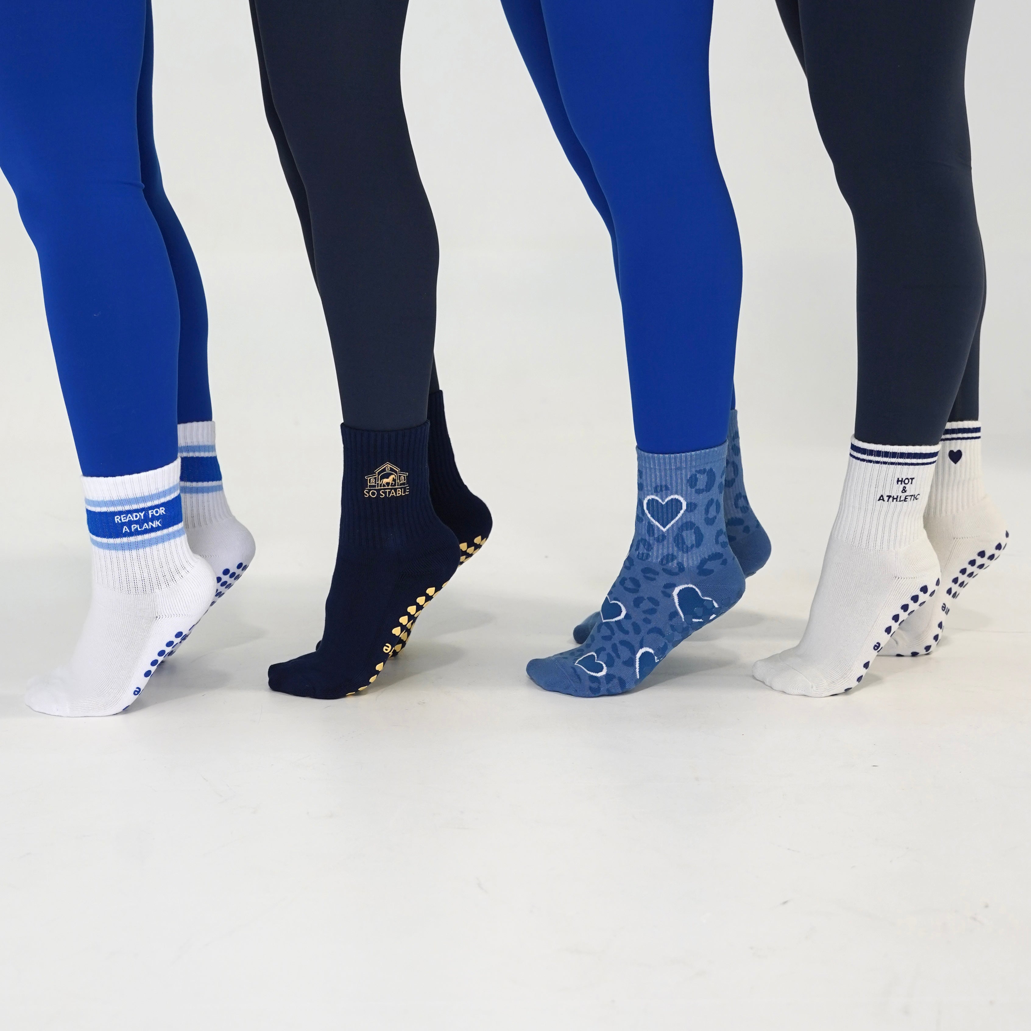 Blue Crush Barre Sock Collection