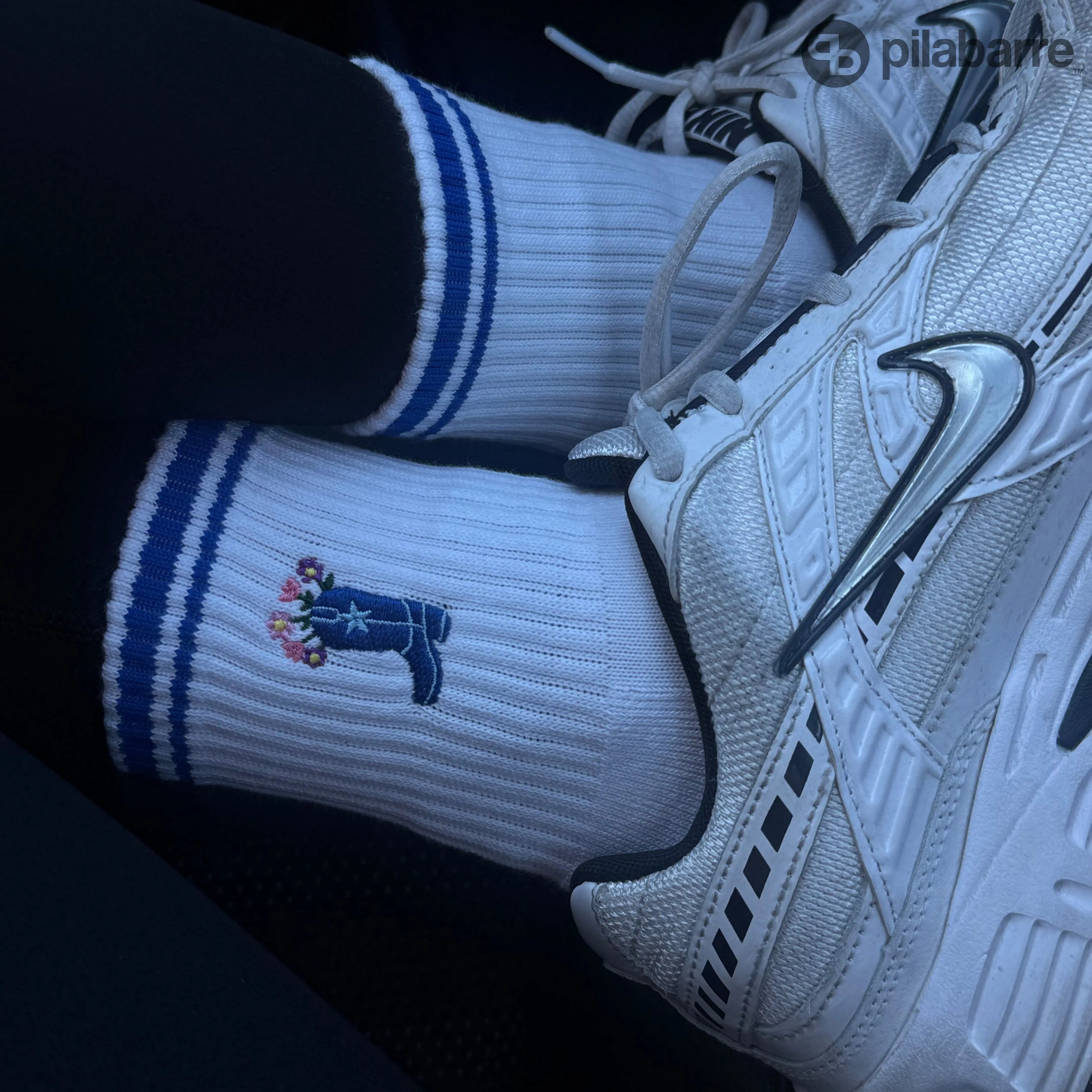 Cowgirl boot grip socks