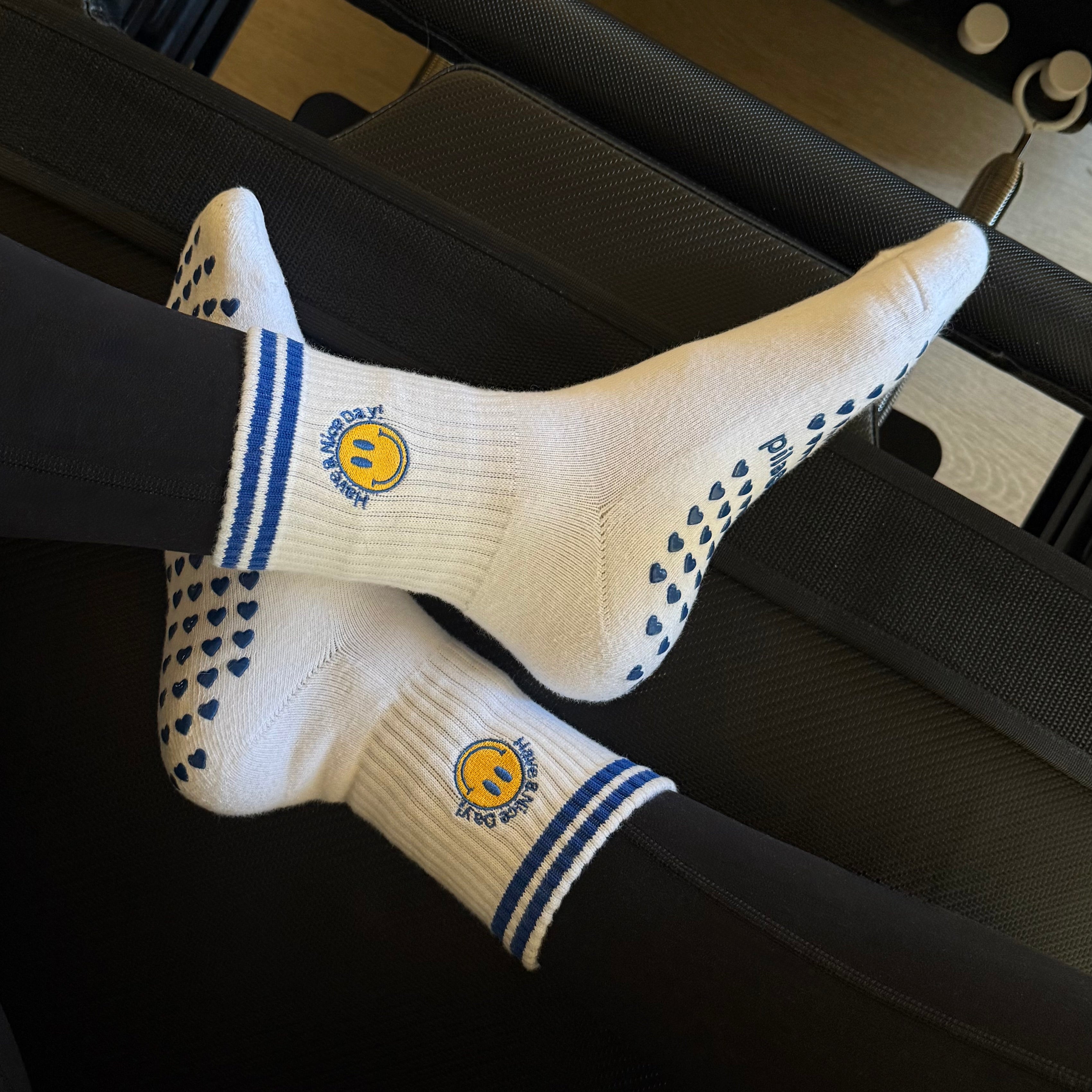 Have a Nice Day Grip Socks