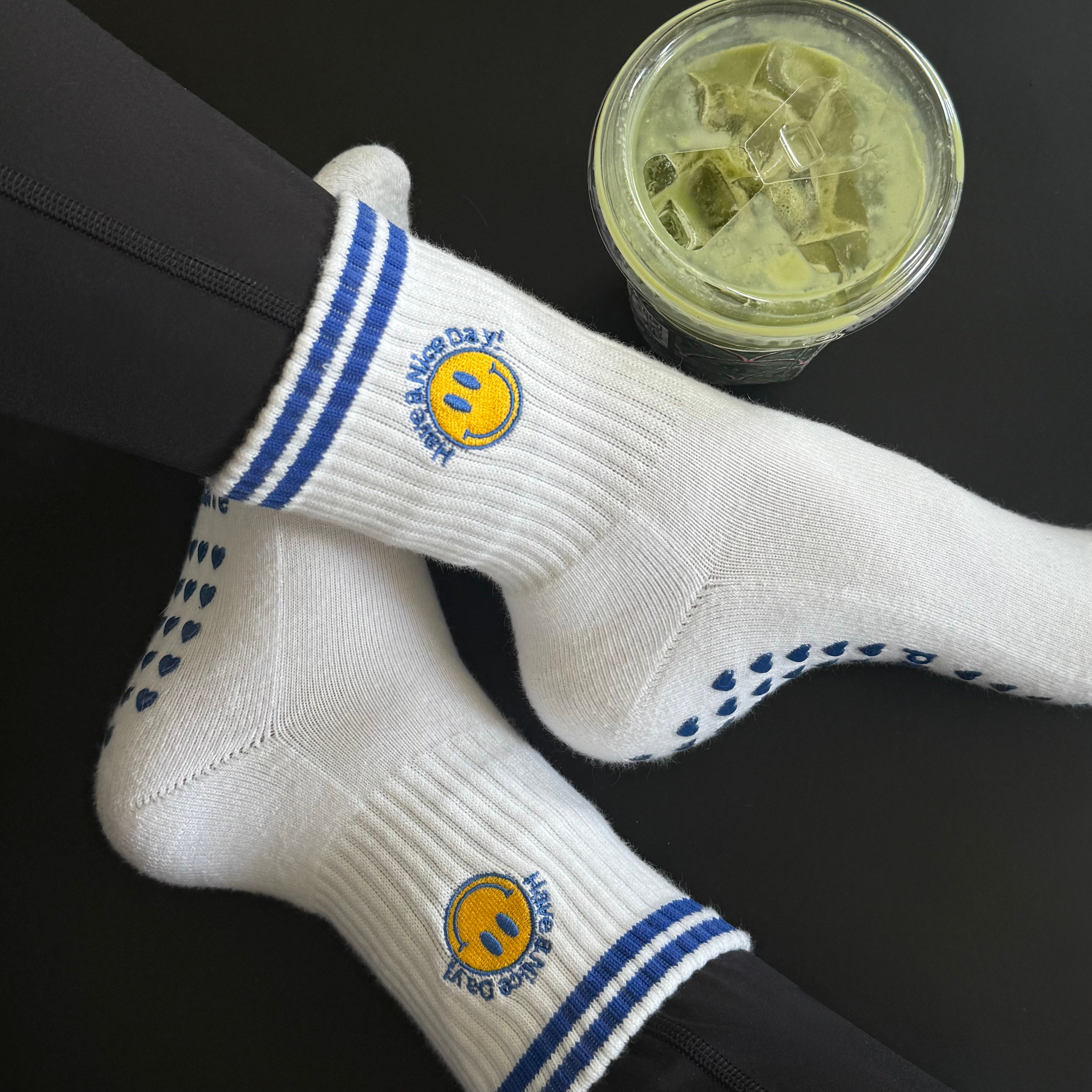 Have a Nice Day Grip Socks