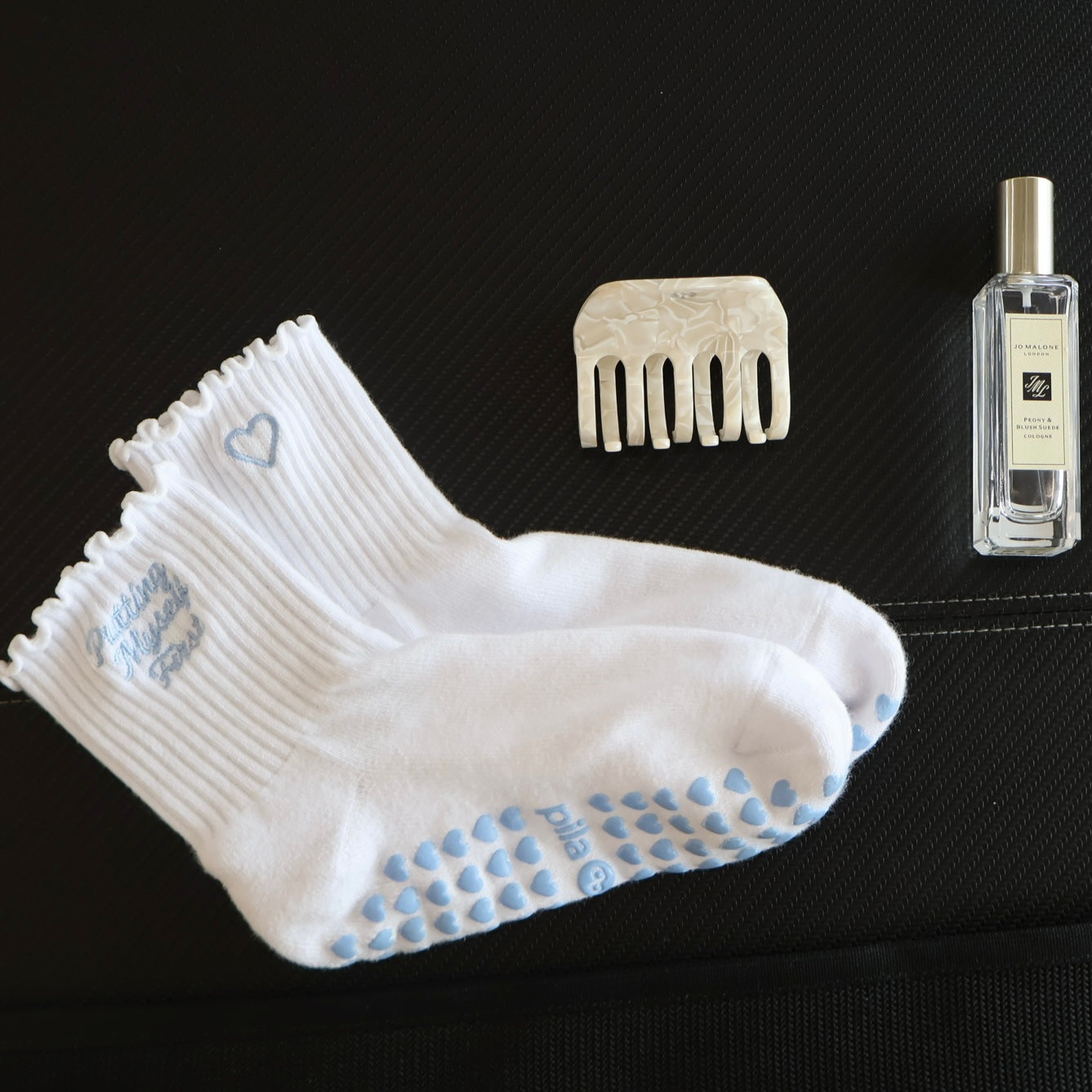 Putting Myself First Grip Socks - THE DAILY RULE x PILABARRE Socks Pila-Barre Pila-Barre Putting Myself First Grip Socks - THE DAILY RULE x PILABARRE