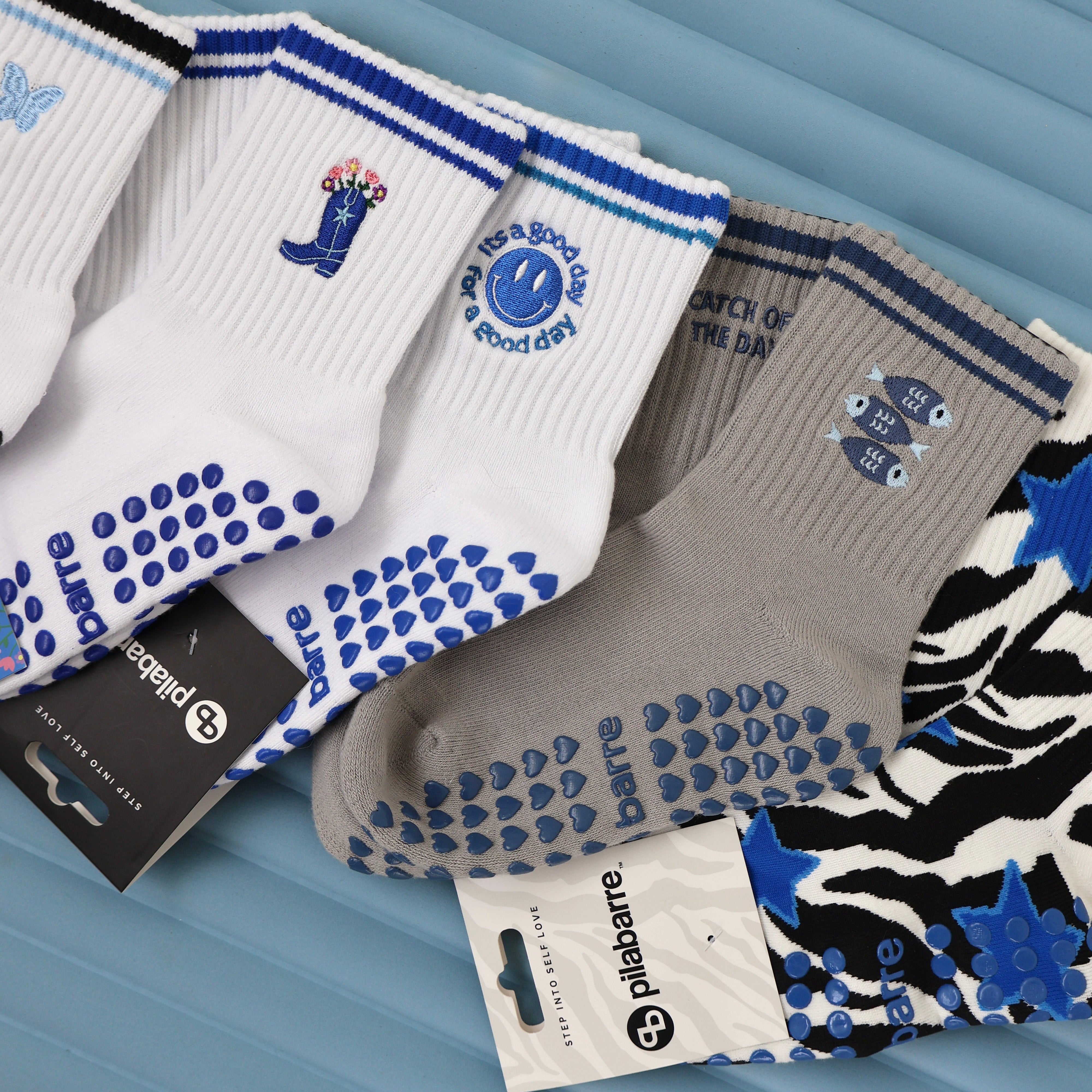 FEELING BLUE GRIP SOCK BUNDLE.2