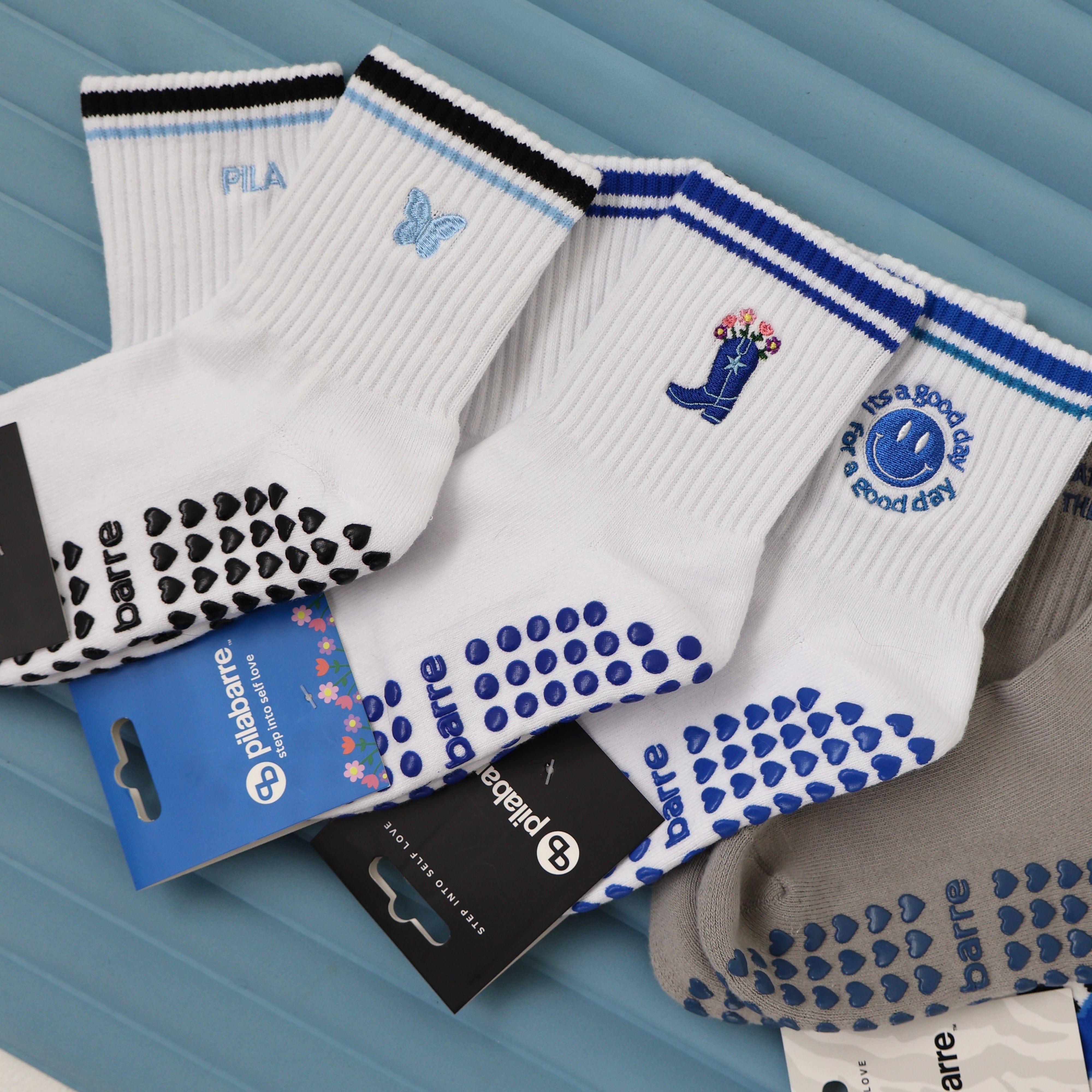 FEELING BLUE GRIP SOCK BUNDLE 1