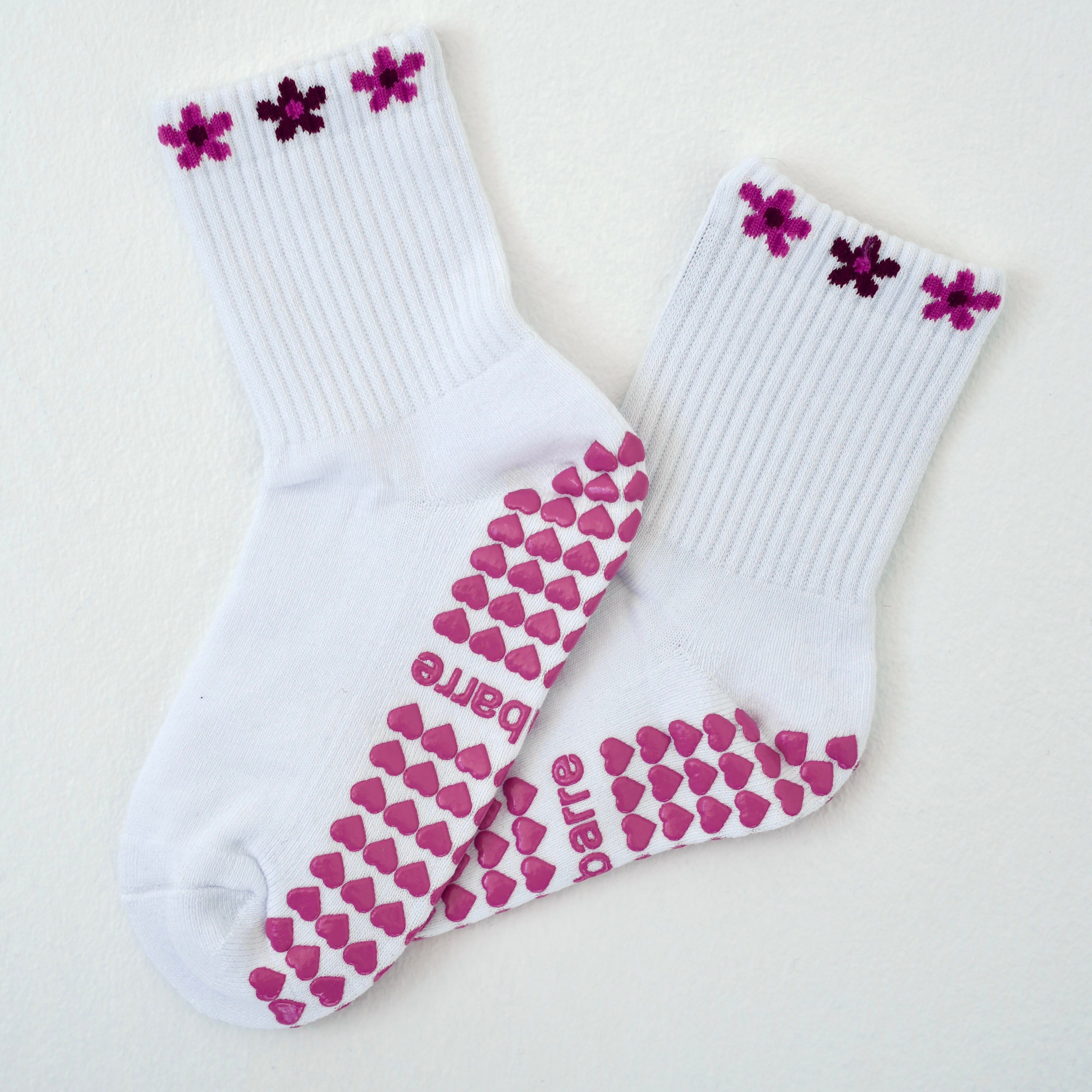 Flower Power Grip Socks for pilates
