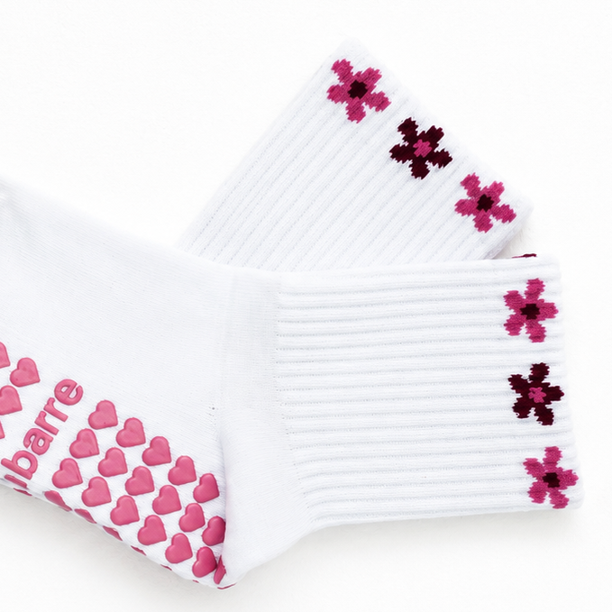 Flower Power Pilates Socks