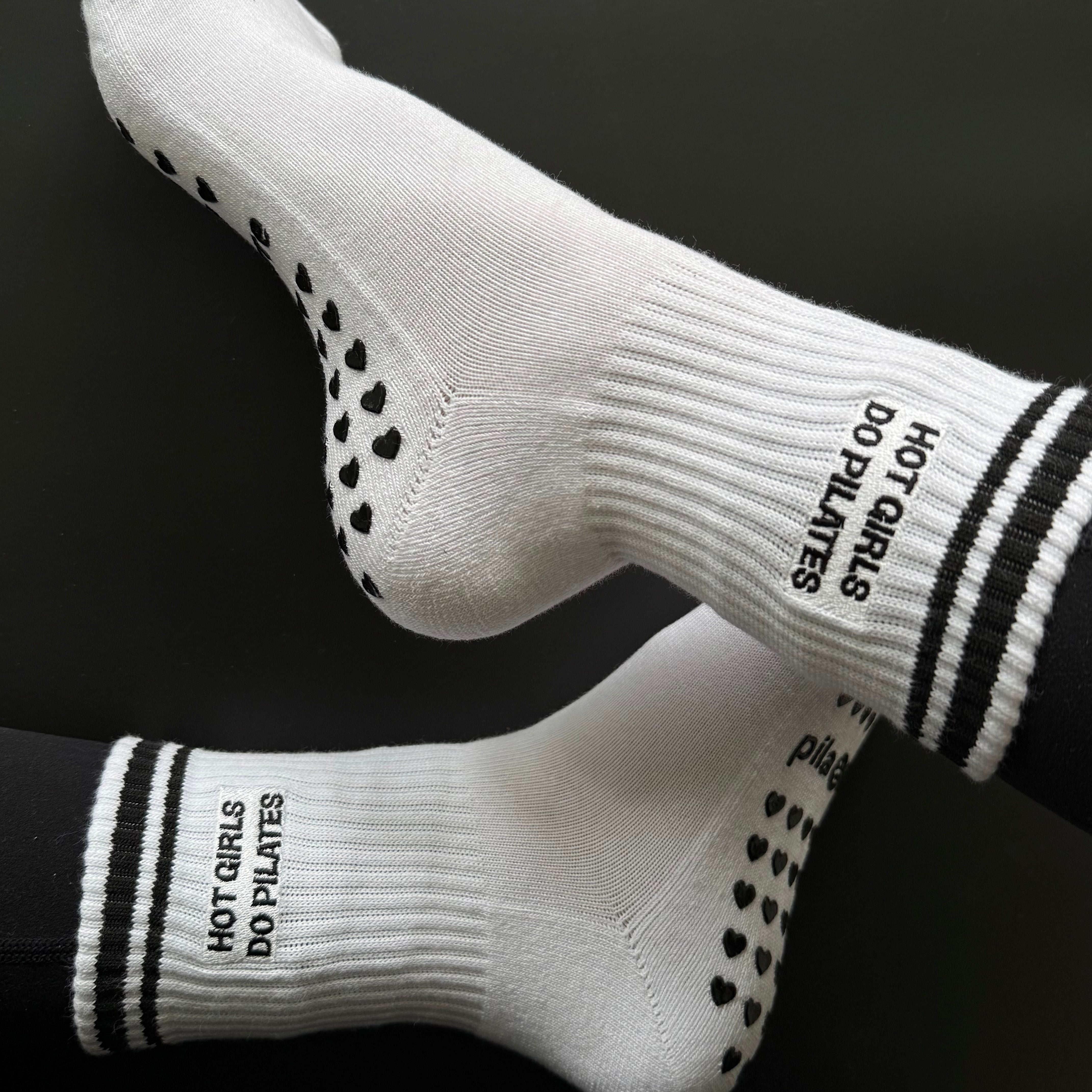 Hot Girls Do Pilates 3-Pack Grip Socks Bundle