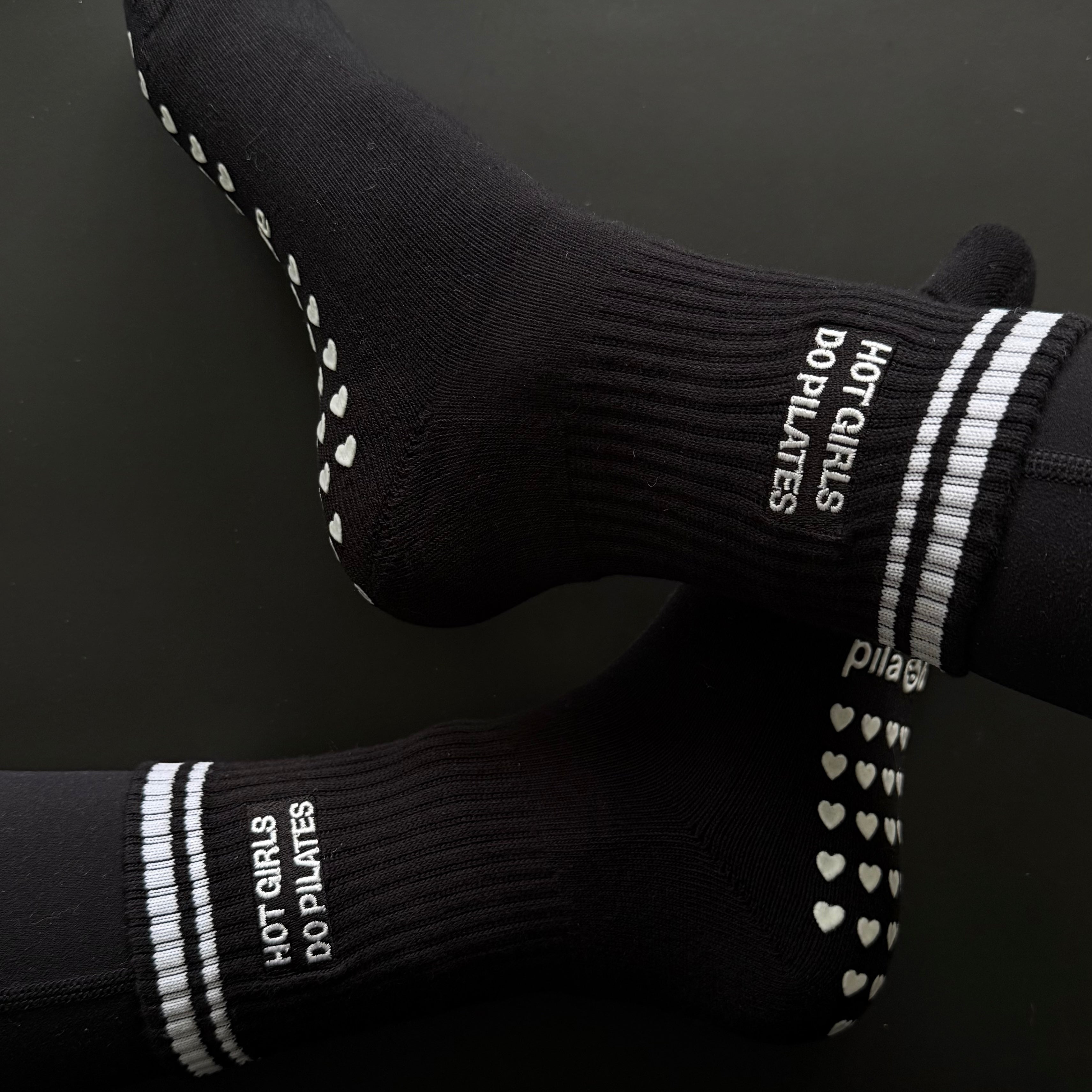 Hot Girls Do Pilates 3-Pack Grip Socks Bundle