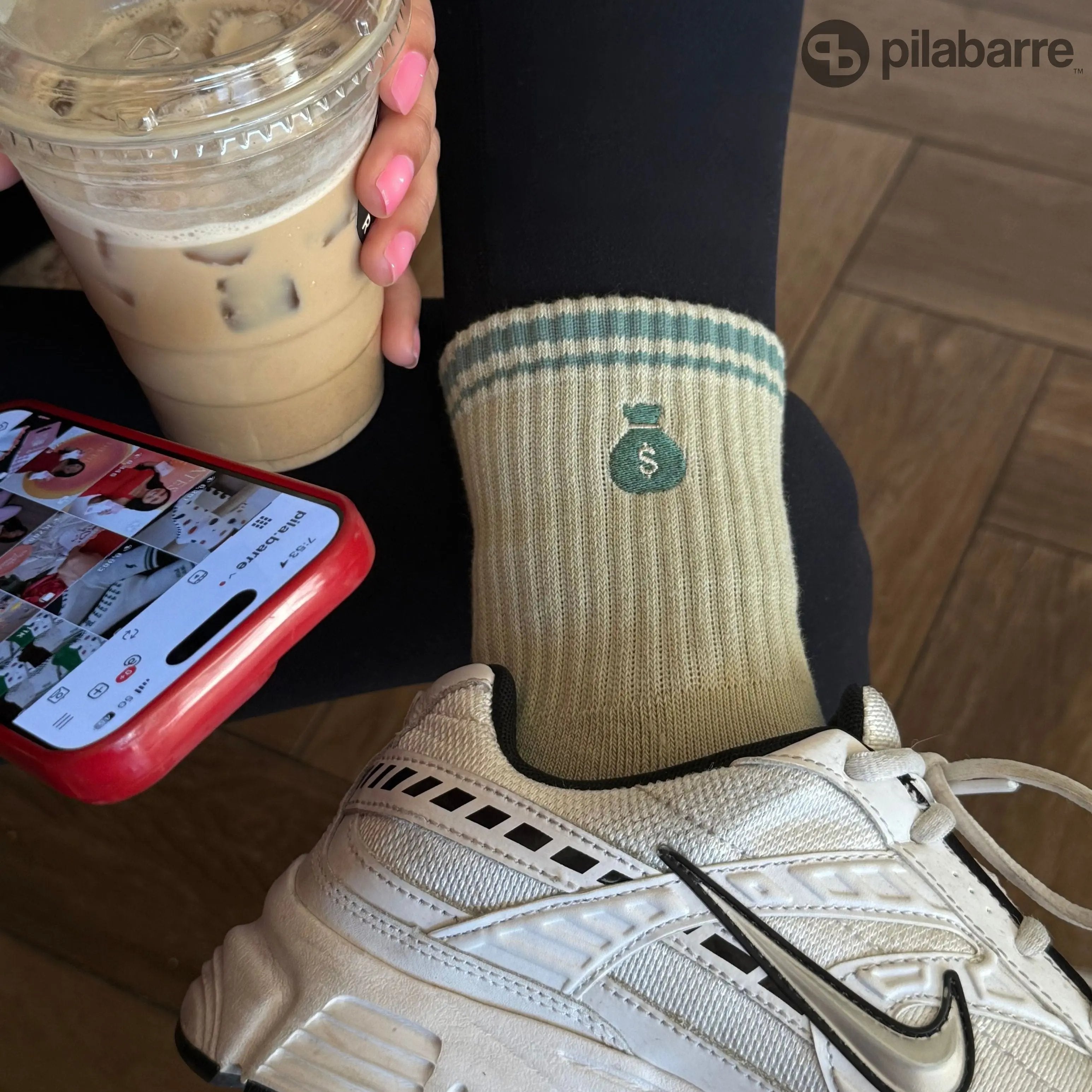 Money Bag Barre Socks