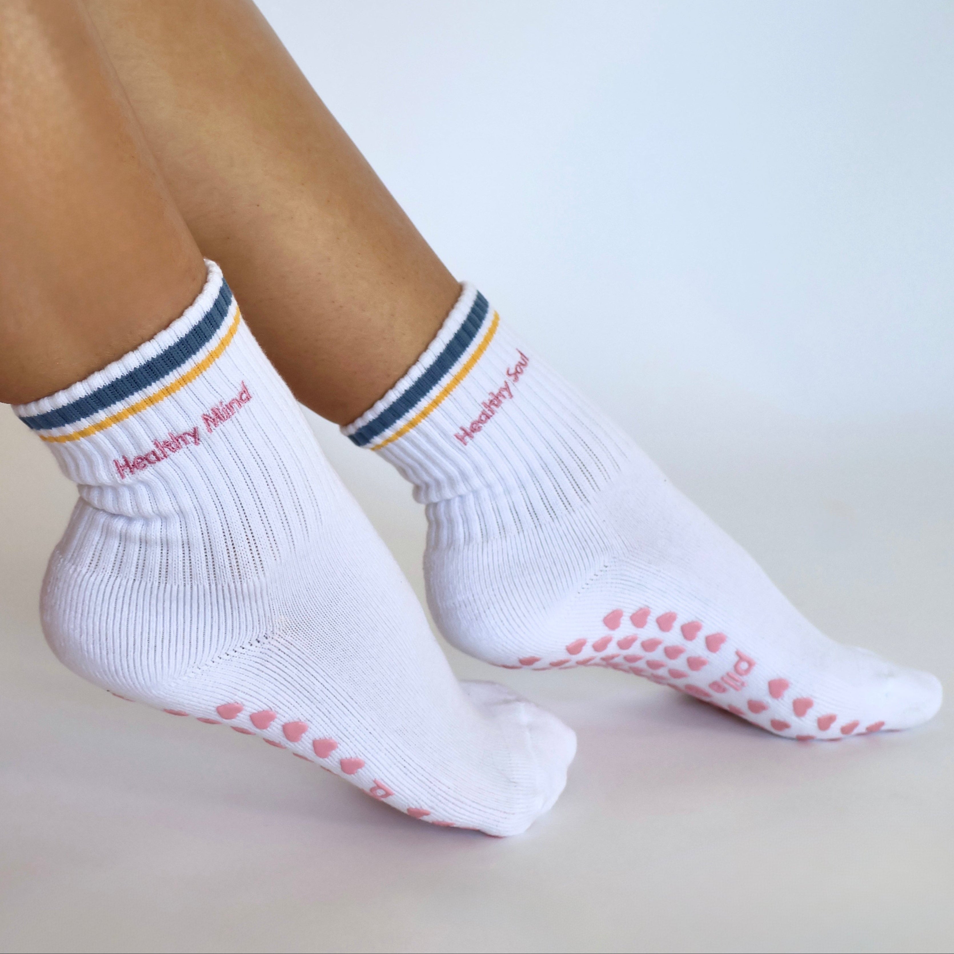 Healthy Mind + Healthy Soul Grip Socks