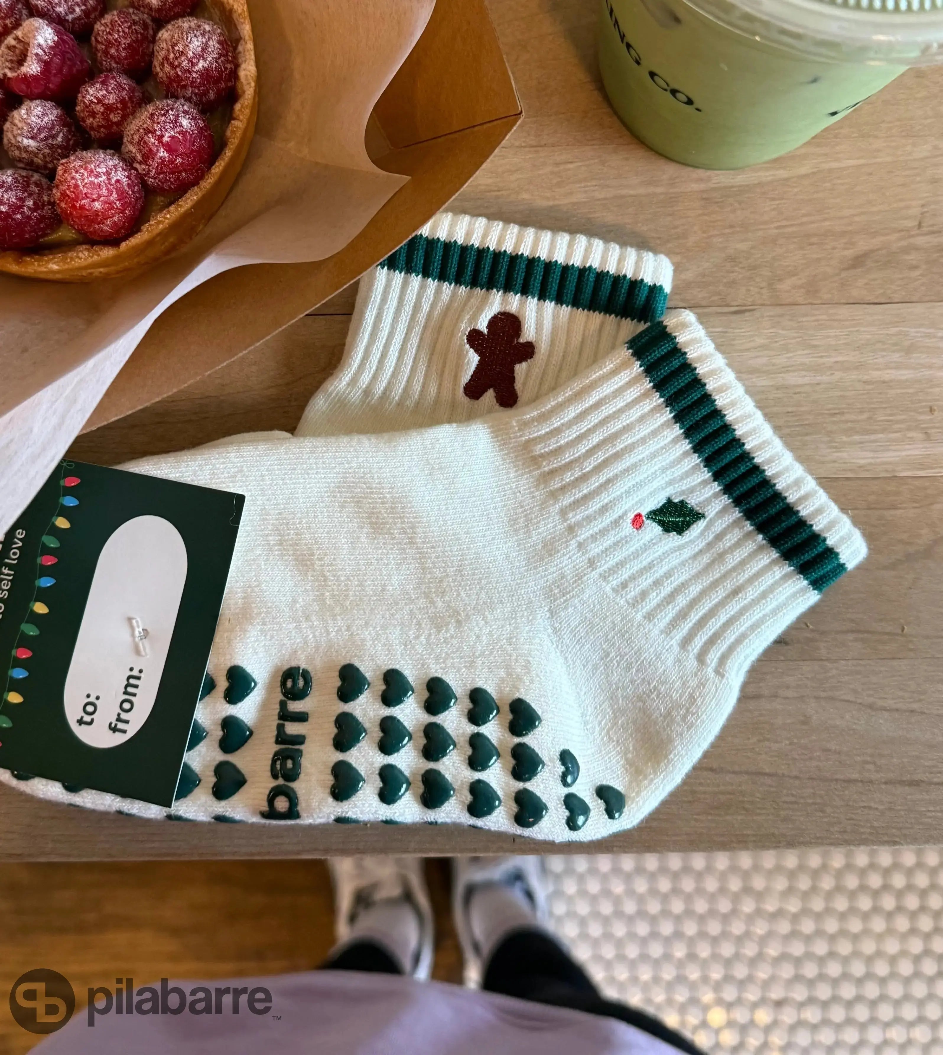 Holiday Ankle Grip Socks My Store Pila-Barre