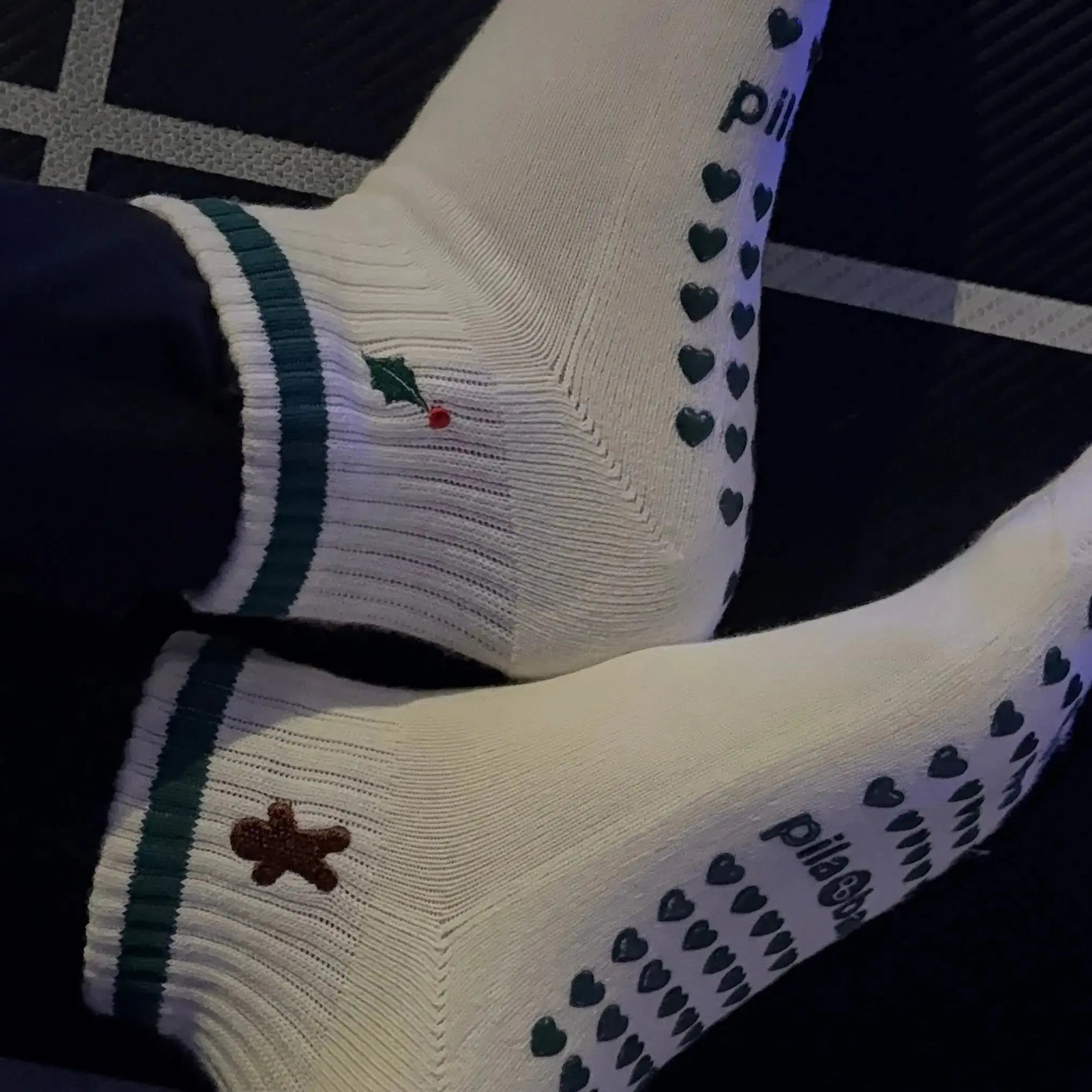 Holiday Ankle Grip Socks My Store Pila-Barre