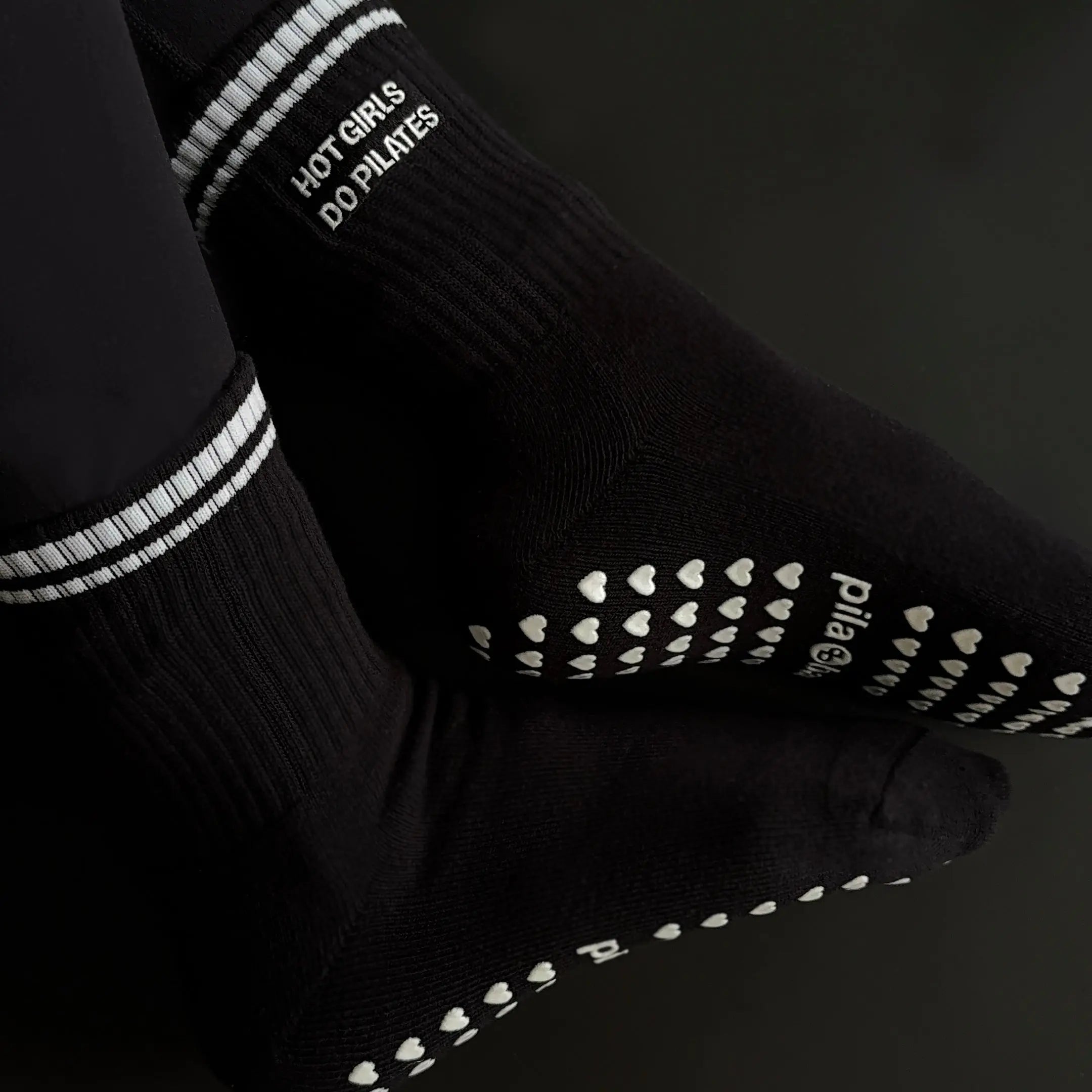 Hot Girls Do PILATES Sock - Black My Store Pila-Barre High Hot Girls Do Pilates Sock - Black