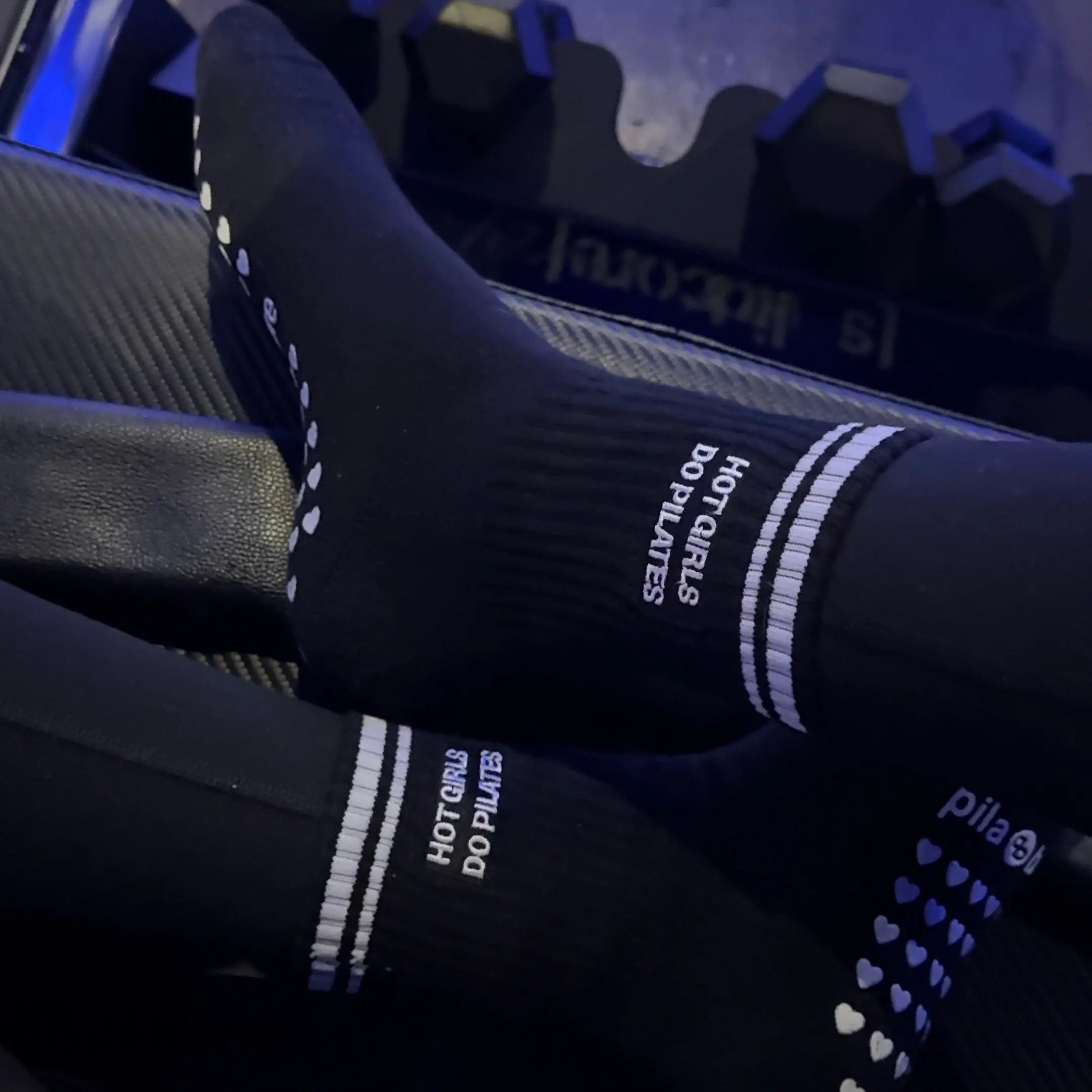 Hot Girls Do PILATES Sock - Black My Store Pila-Barre High Hot Girls Do Pilates Sock - Black