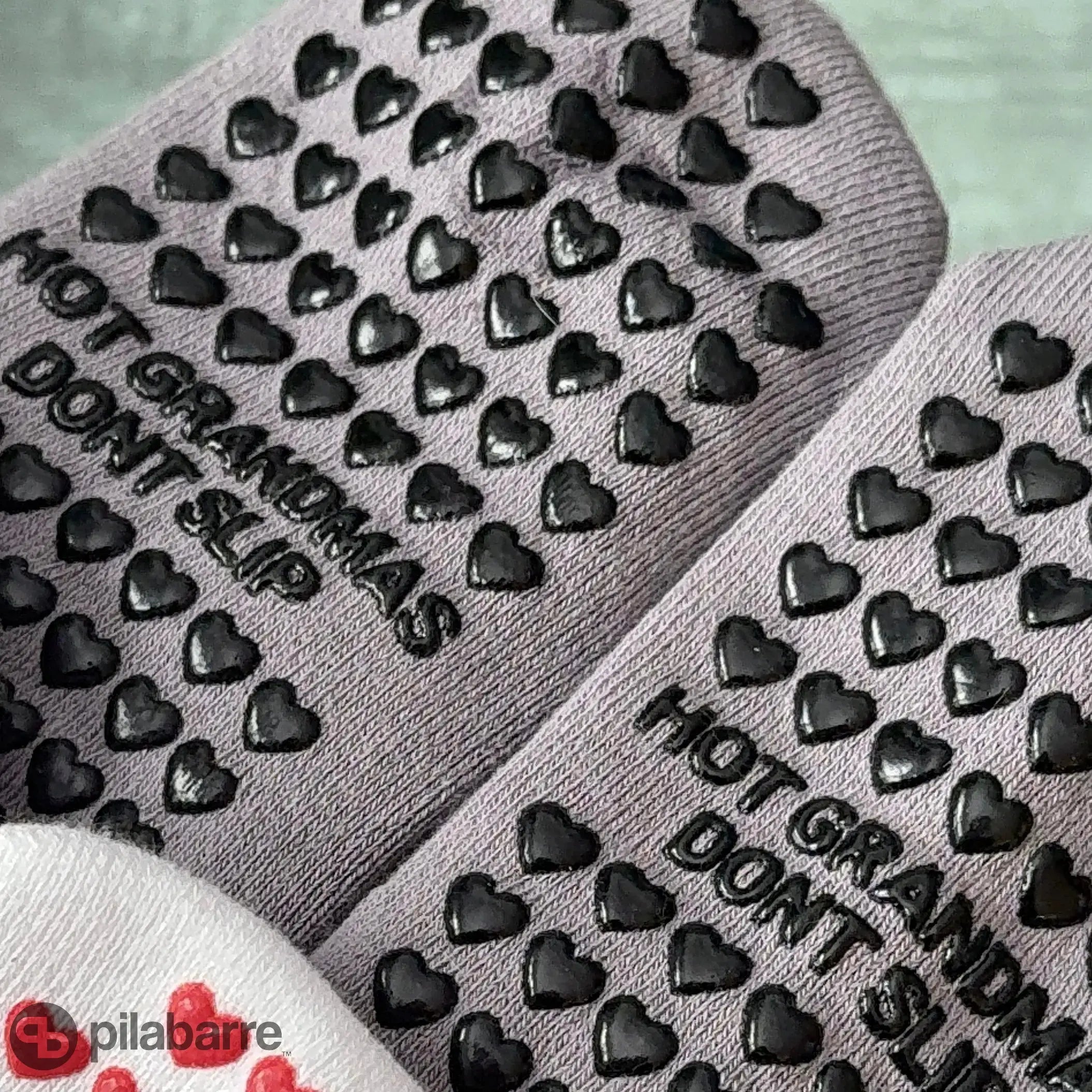 Hot Grandmas Dont Slip Low Sock - Gray/Black My Store Pila-Barre