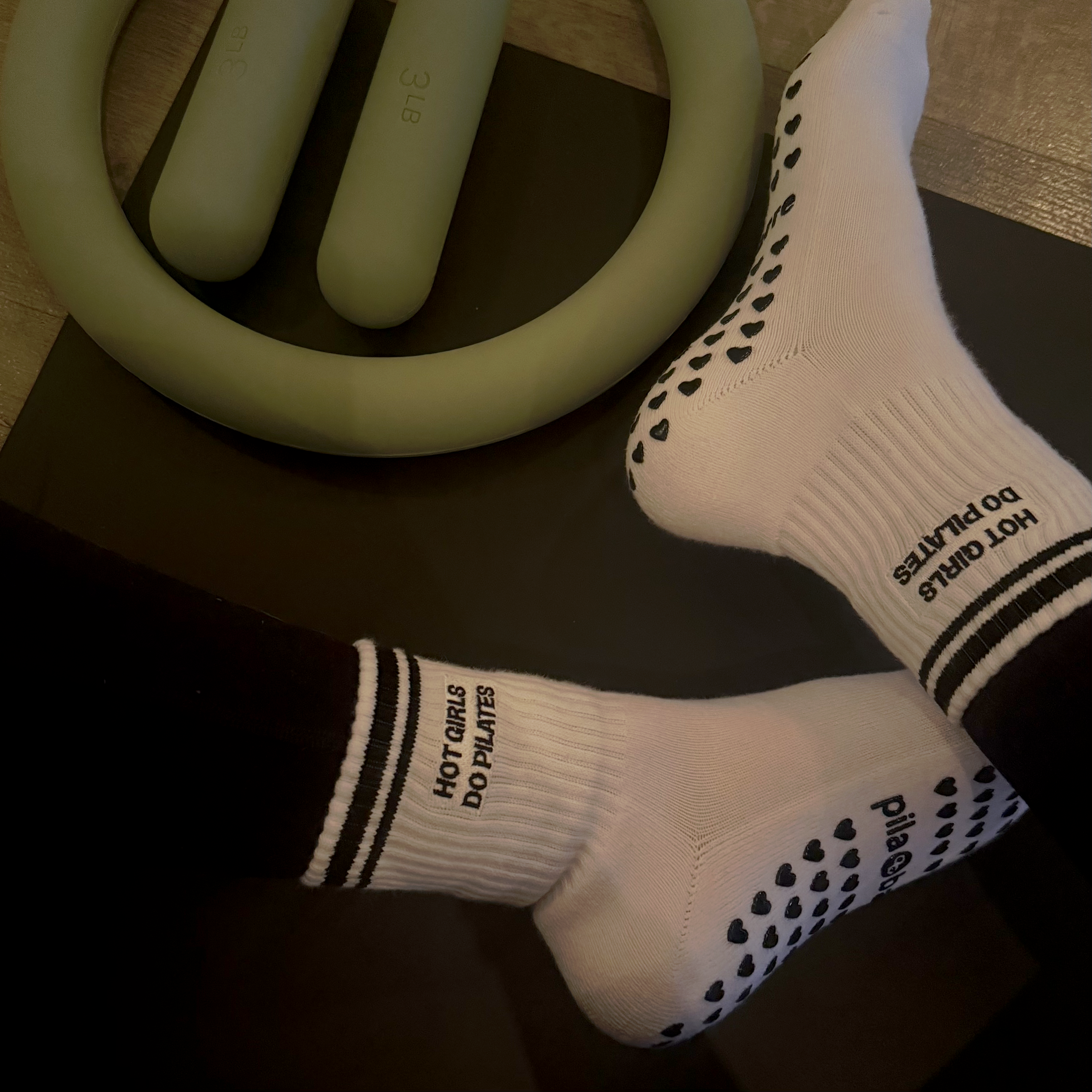 Hot Girls Do Pilates 3-Pack Grip Socks Bundle