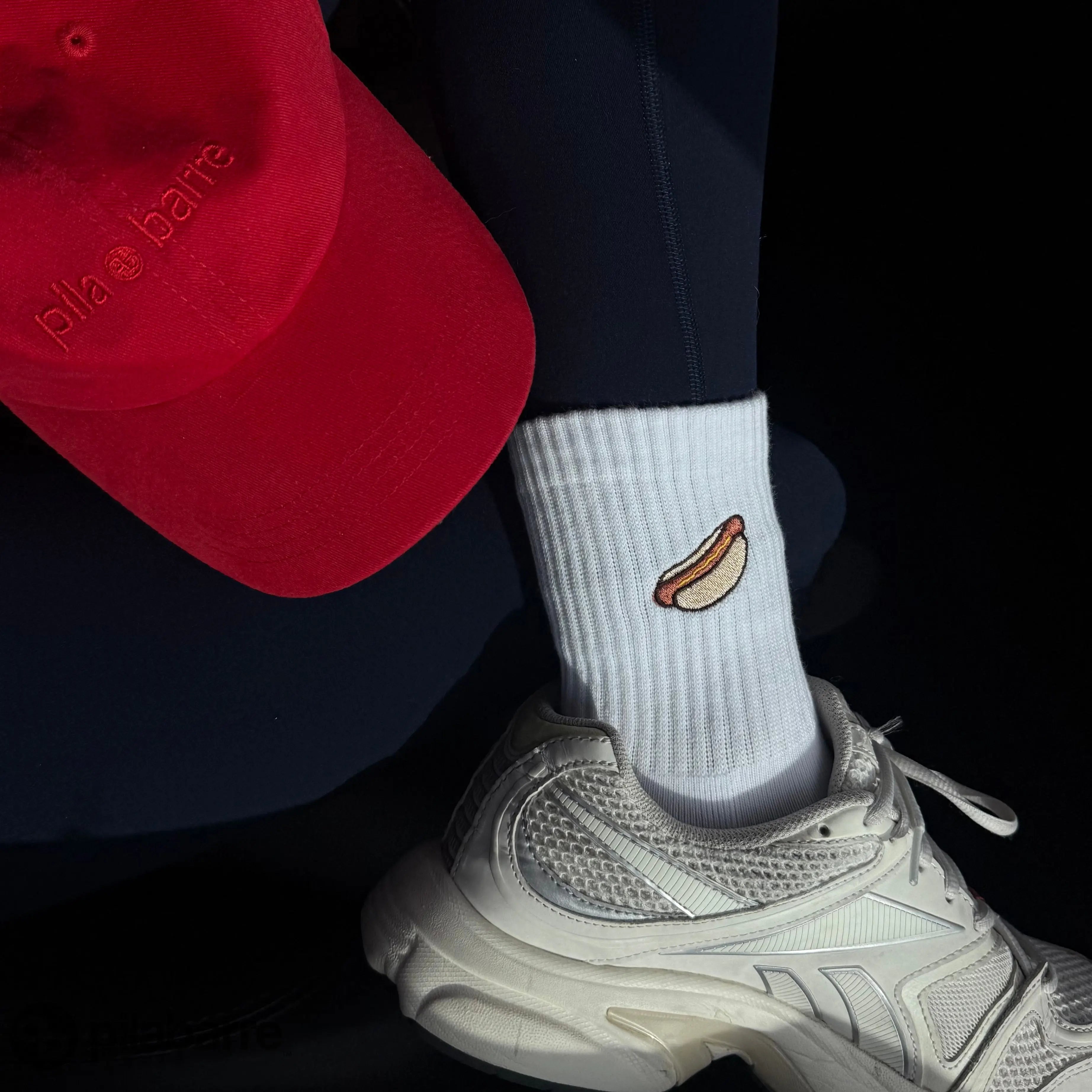 Hotdog Grip Socks Socks My Store Pila-Barre Hotdog Grip Socks