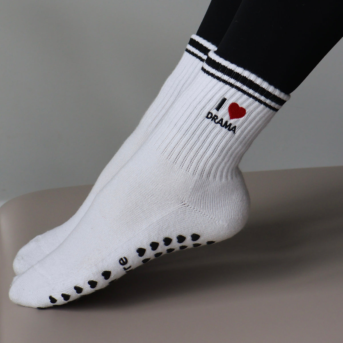 I love drama barre socks