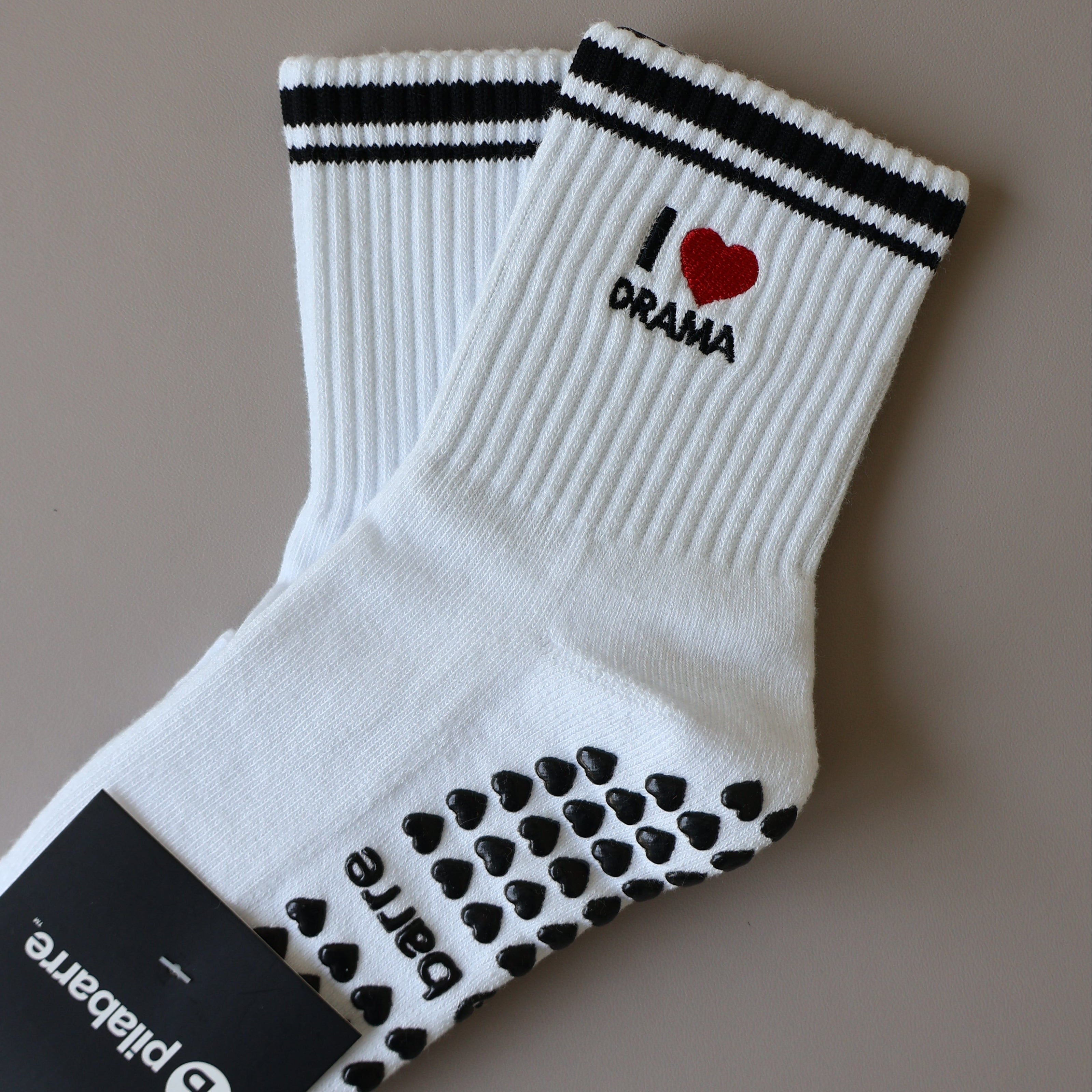 I love drama grip socks - gift for drama queen