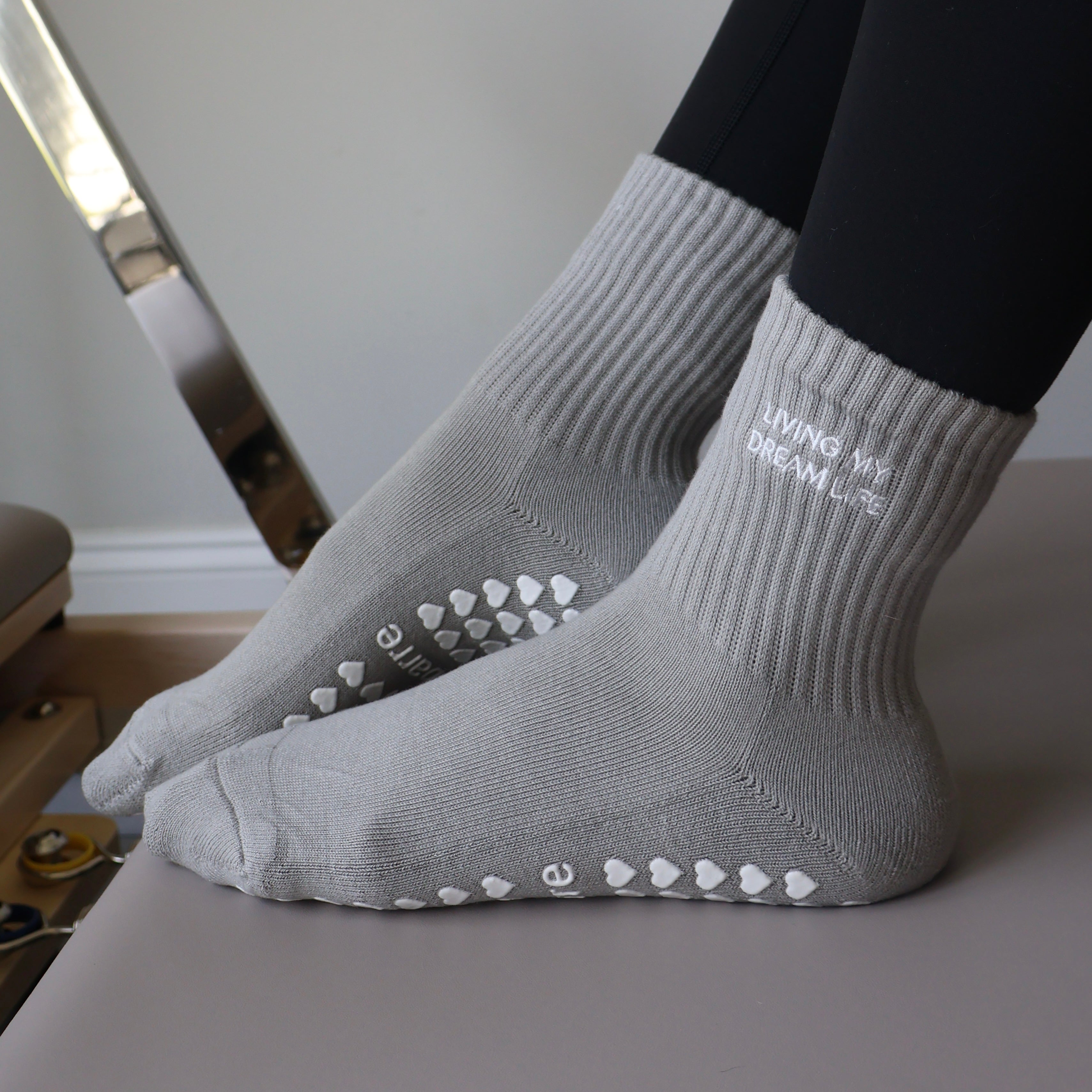 LIVING MY DREAM LIFE BARRE SOCKS
