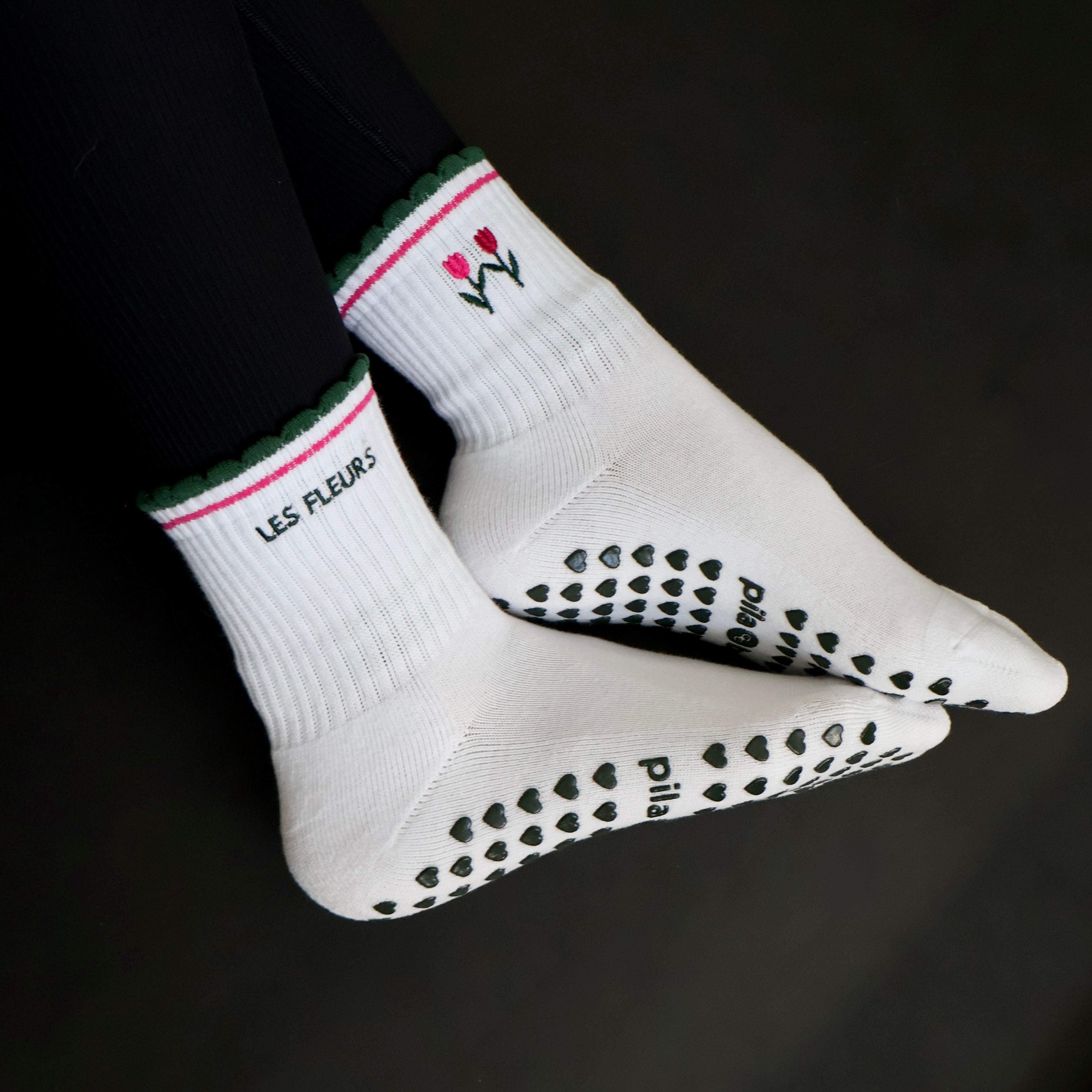 Les Fluers pilates socks