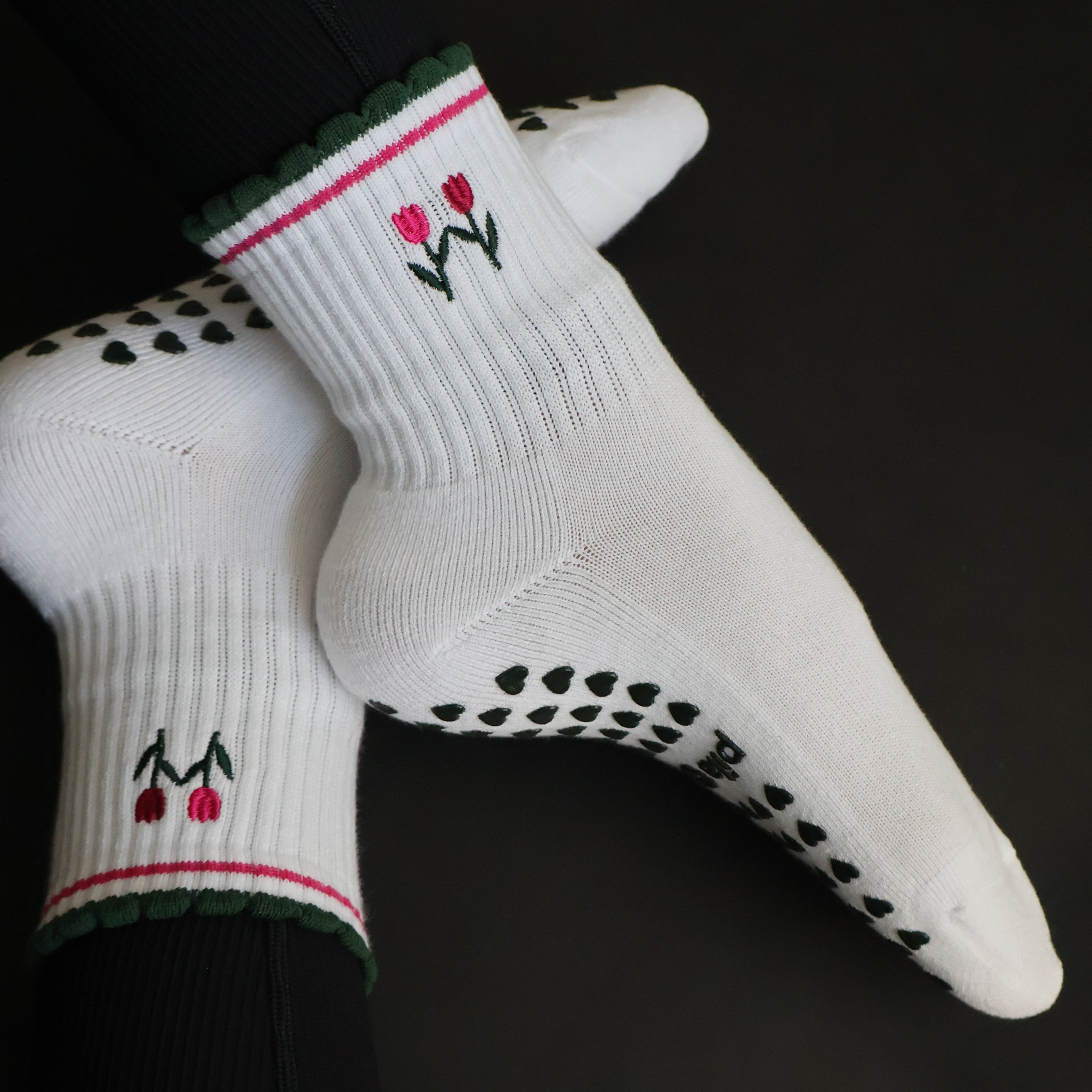 Les Fluers tulip grip socks