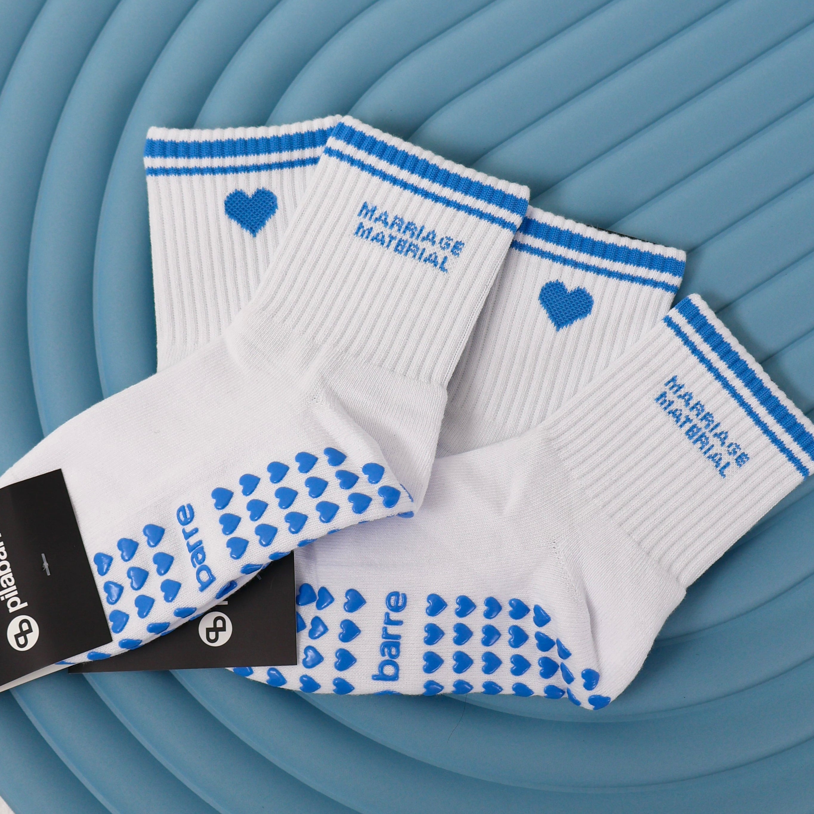 Marriage Material Pilates socks