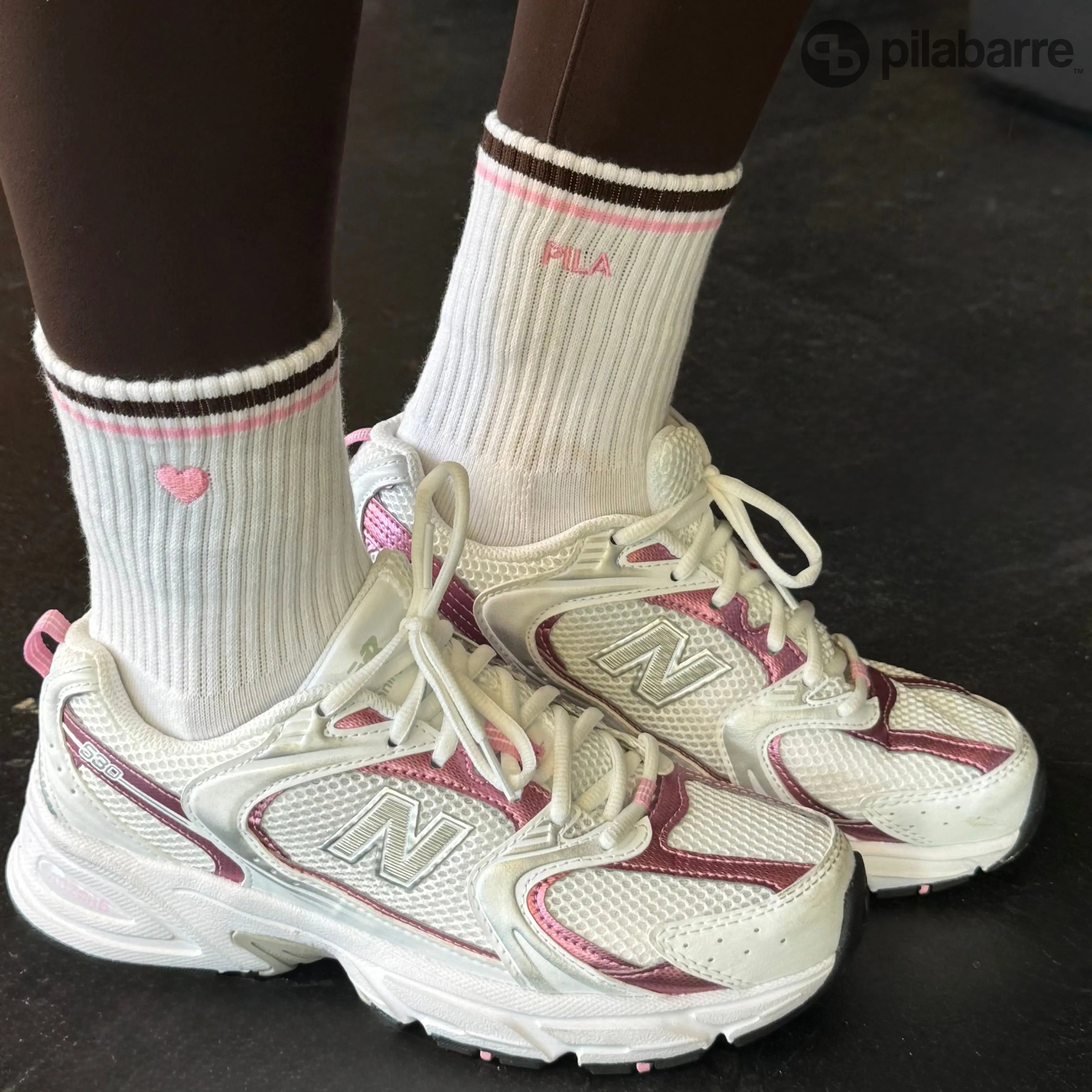 PILA HEART GRIP SOCKS