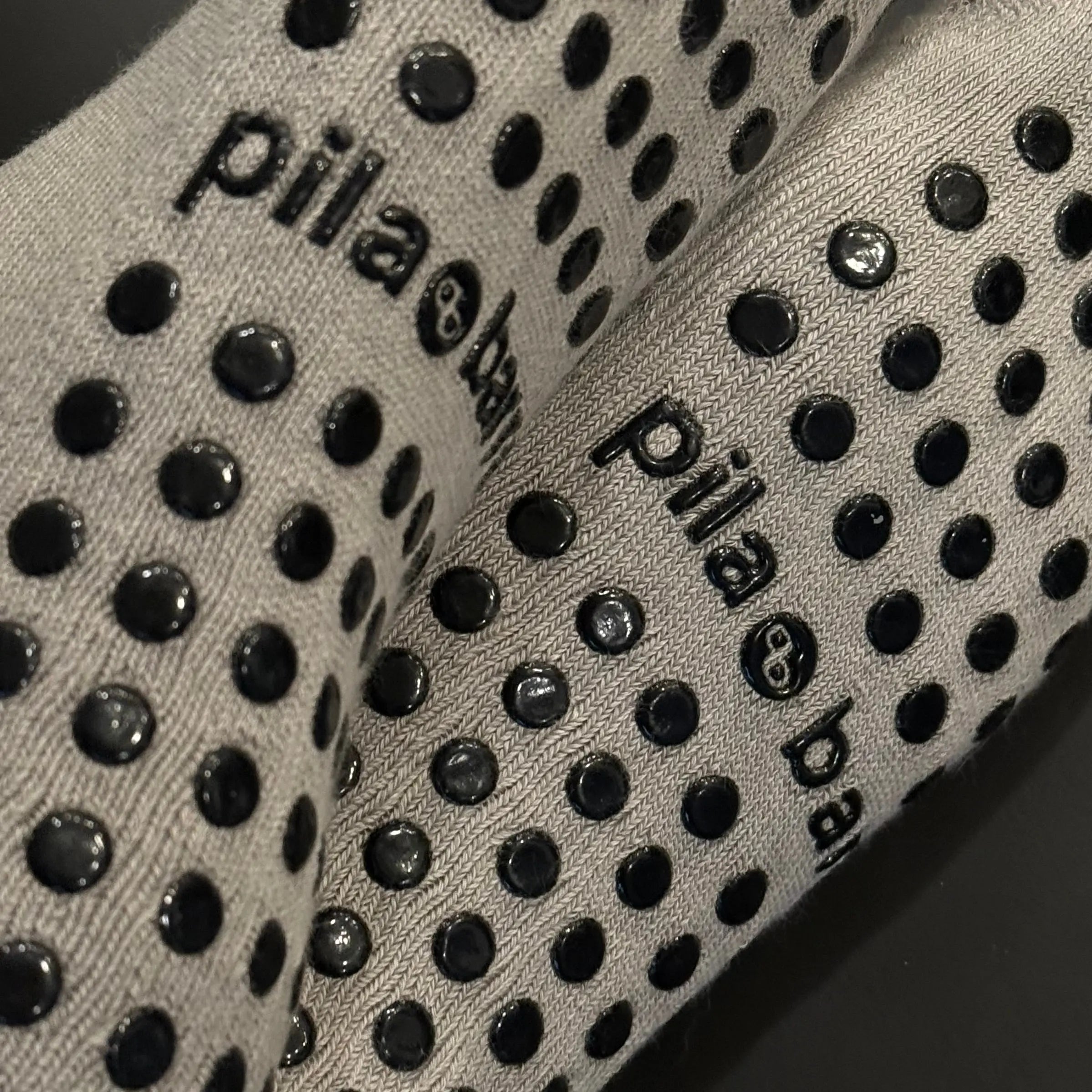 PILA Plain Best Gray Grip Socks My Store