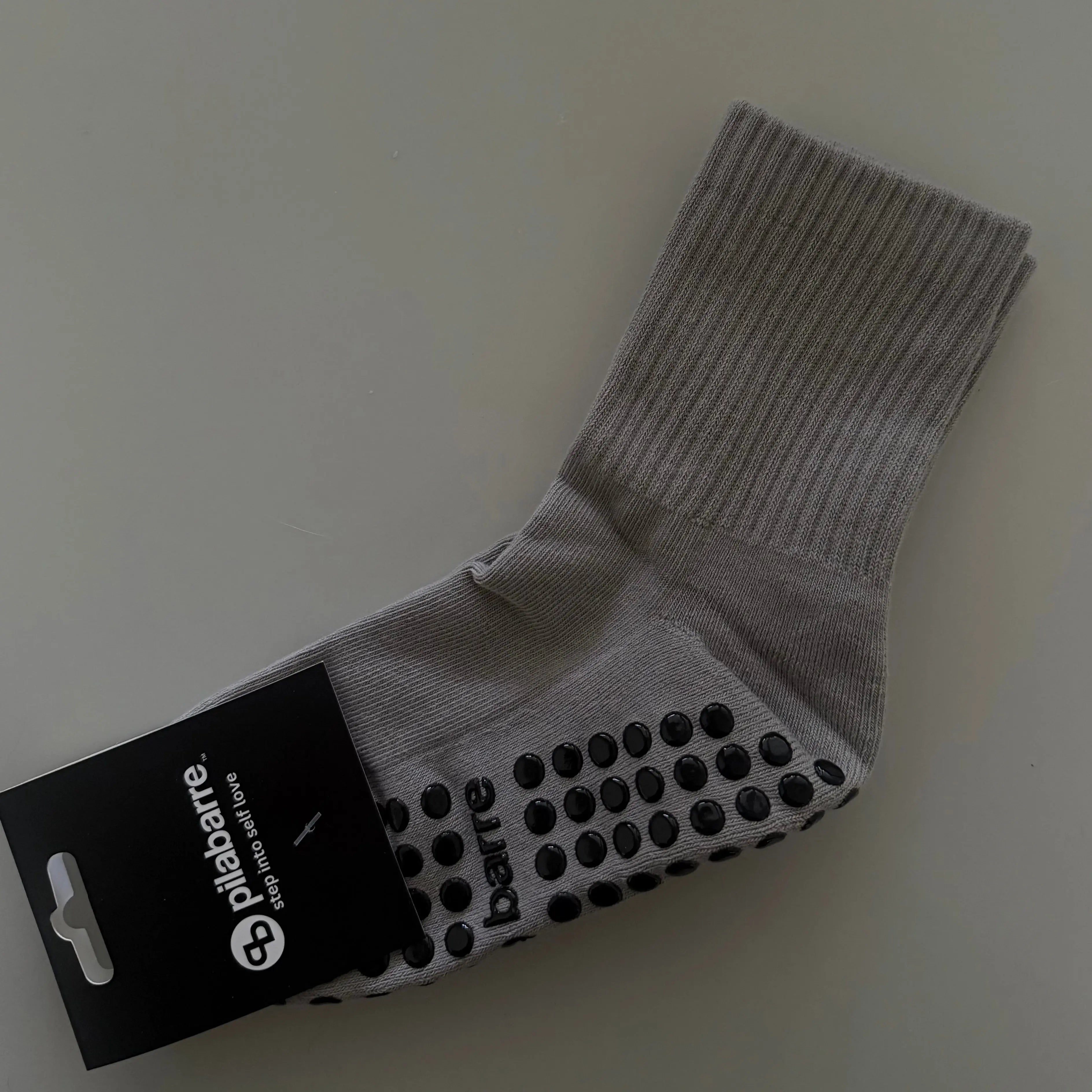 PILA Plain Best Gray Grip Socks My Store