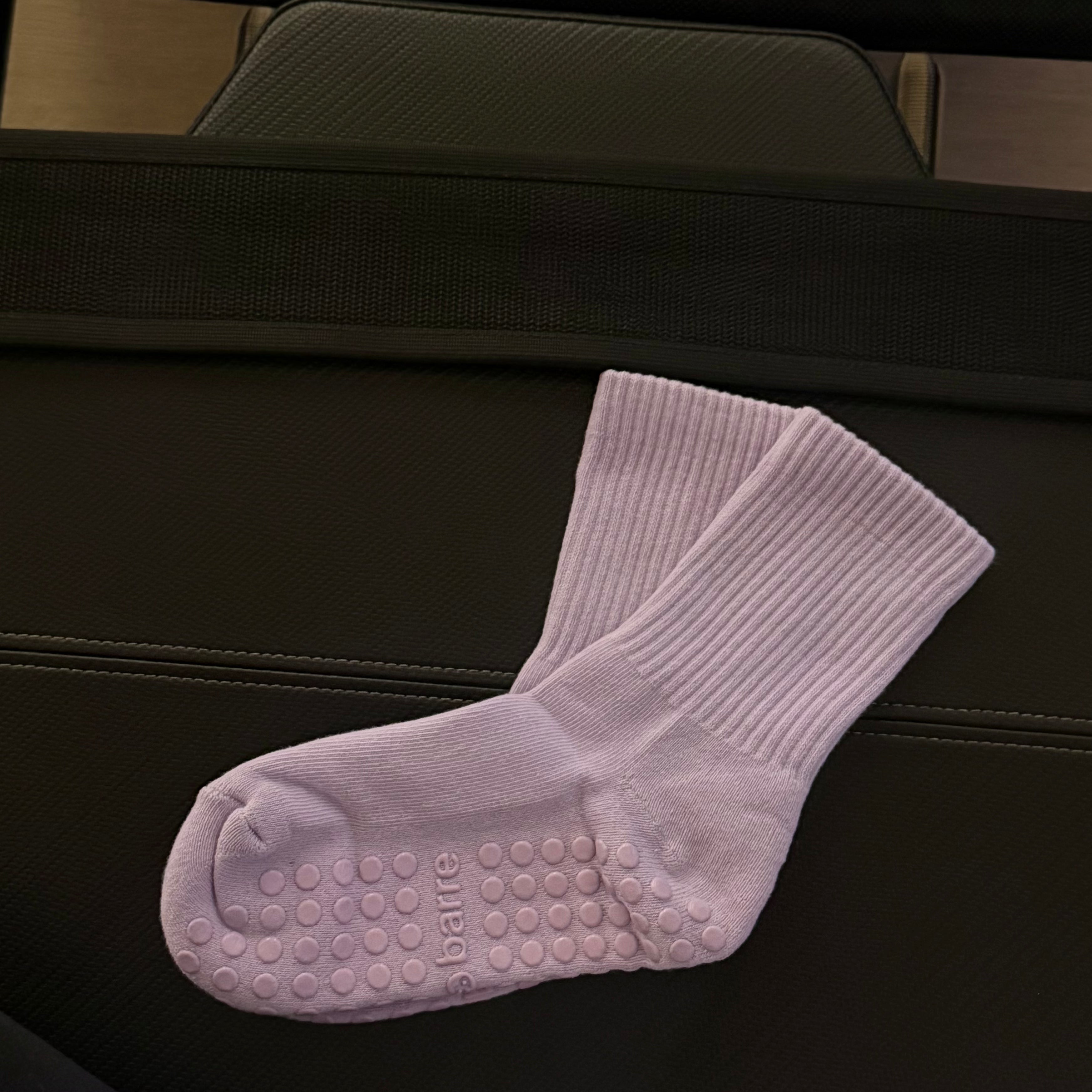 PILA Plain Best Grip Sock - Lavender Socks My Store Pila-Barre