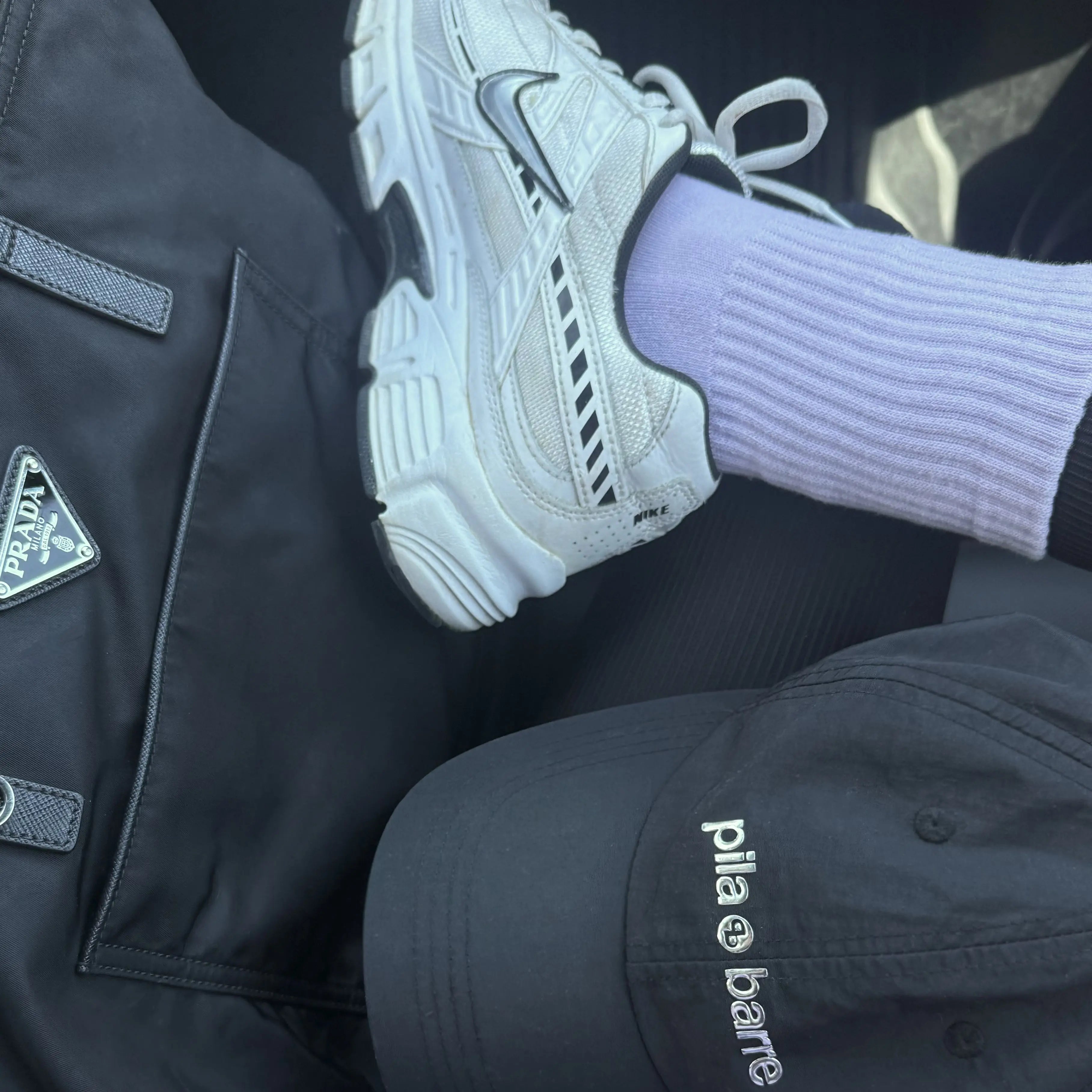 PILA Plain Best Grip Sock - Lavender Socks My Store Pila-Barre