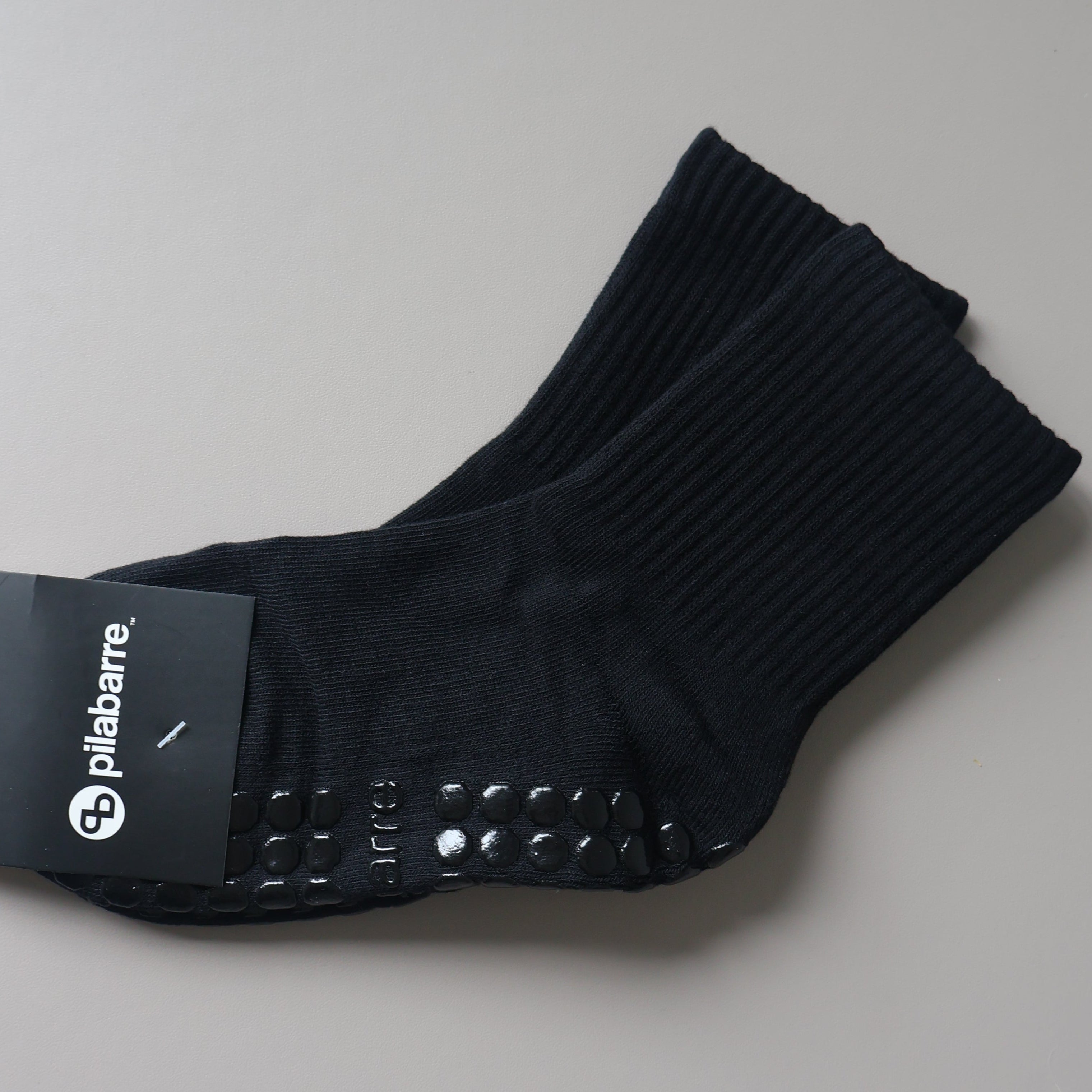 PILA PLAIN BEST BLACK GRIP SOCK