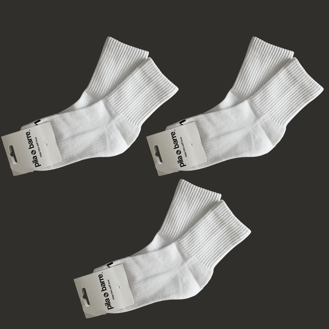 3 Pack - PILA Best Crew Socks Pila-Barre