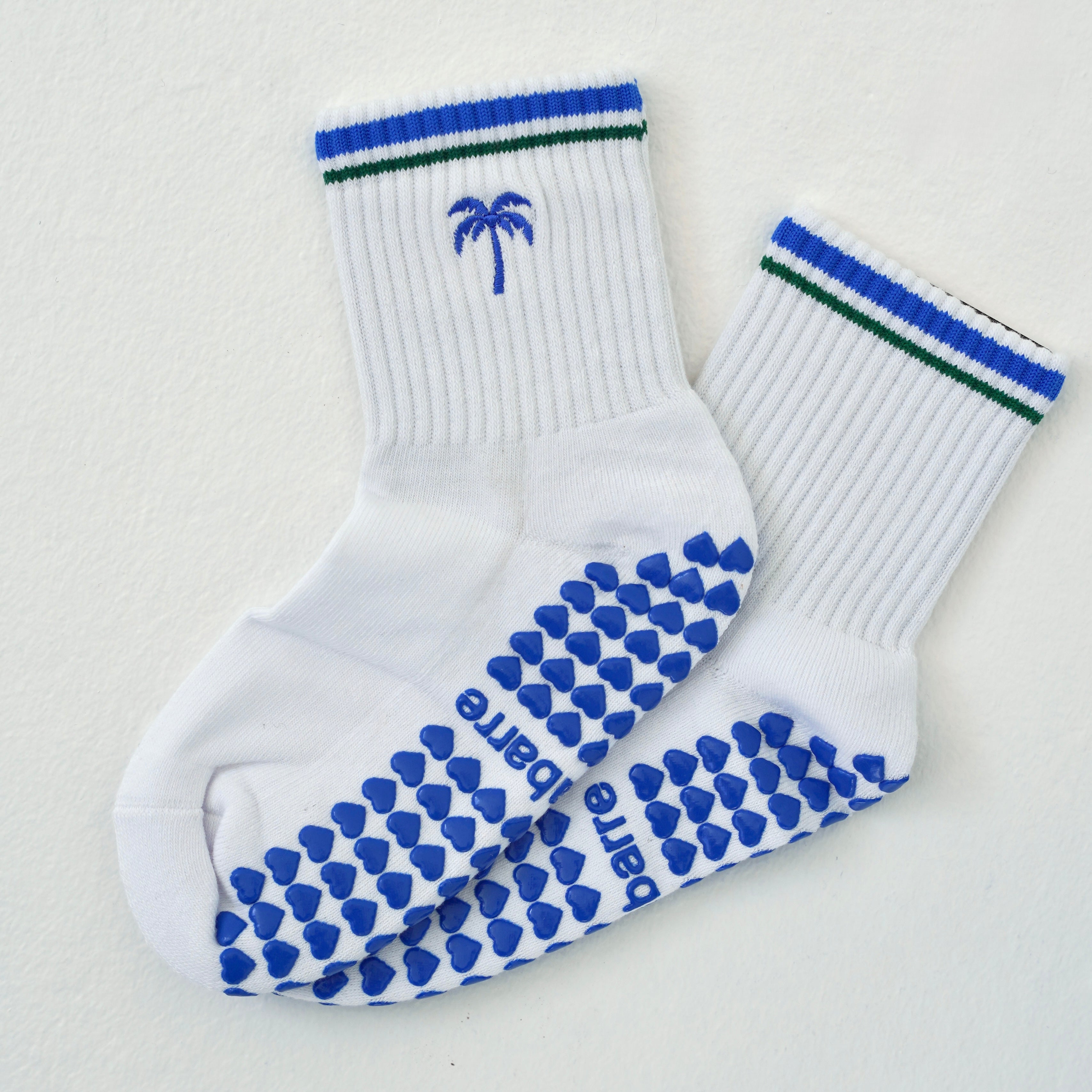 Palm tree grip socks