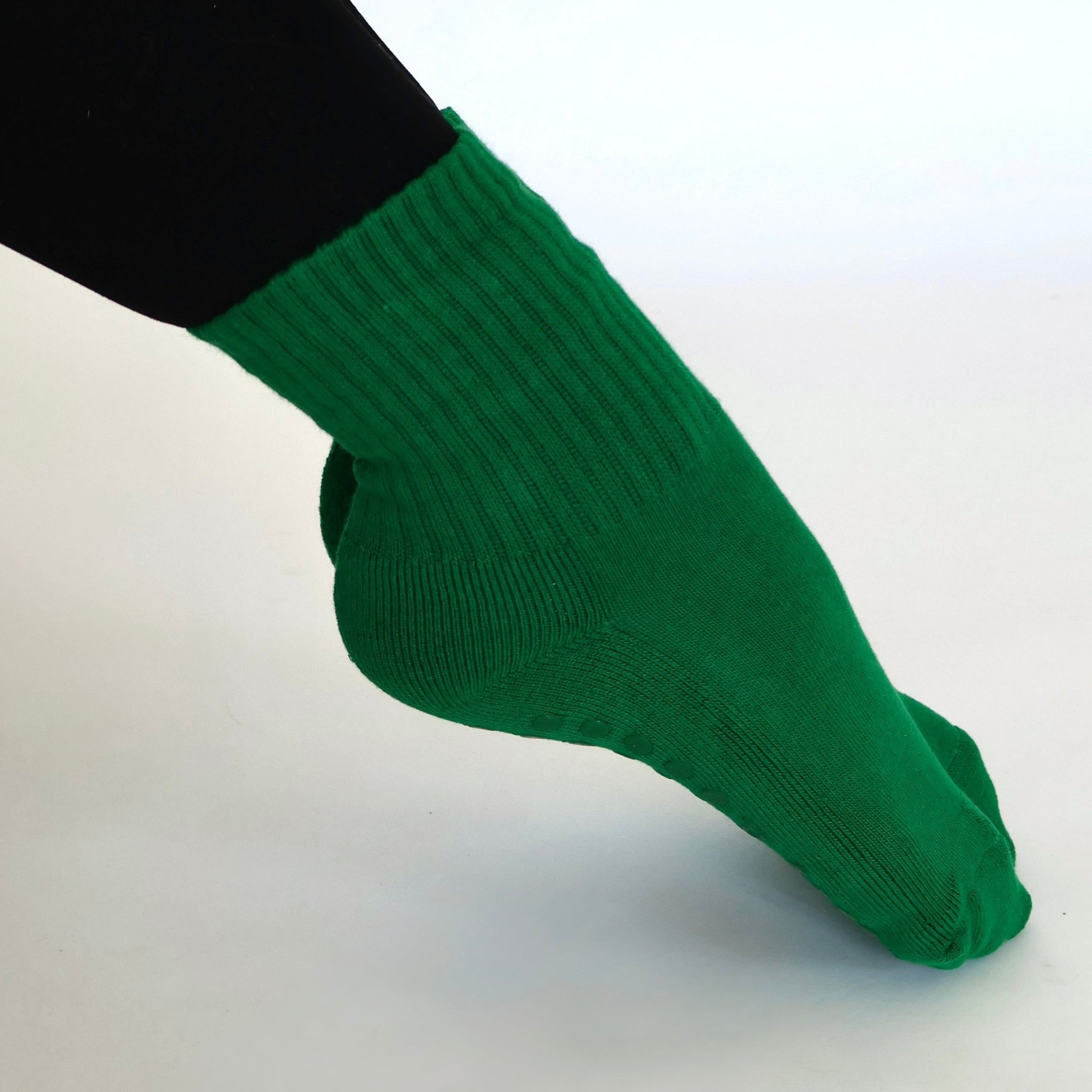 Pila Plain in Green Pilates Socks- St.Patricks Day Pilates Socks