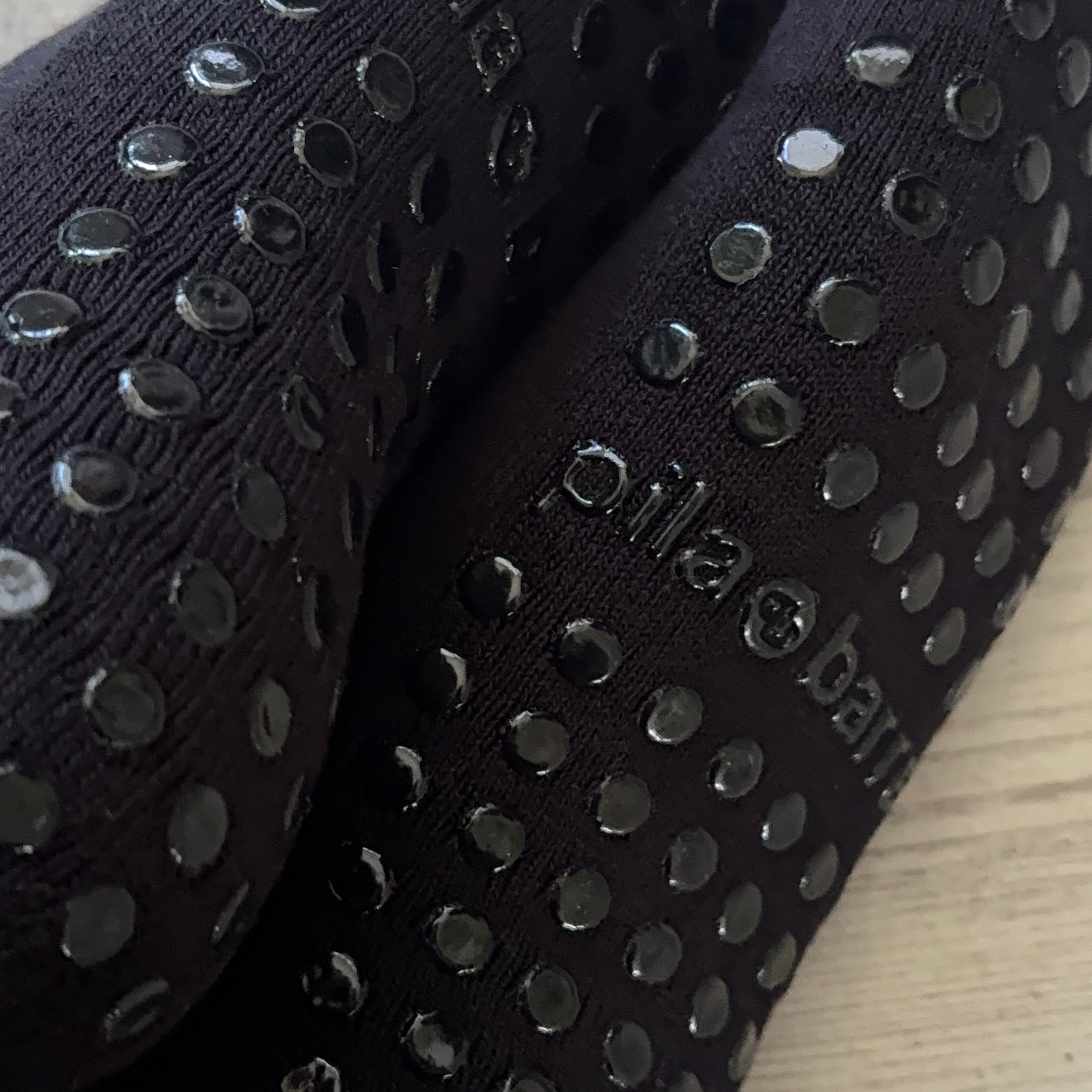 2 Pack - PILA Plain Best Black Grip Socks Pila-Barre