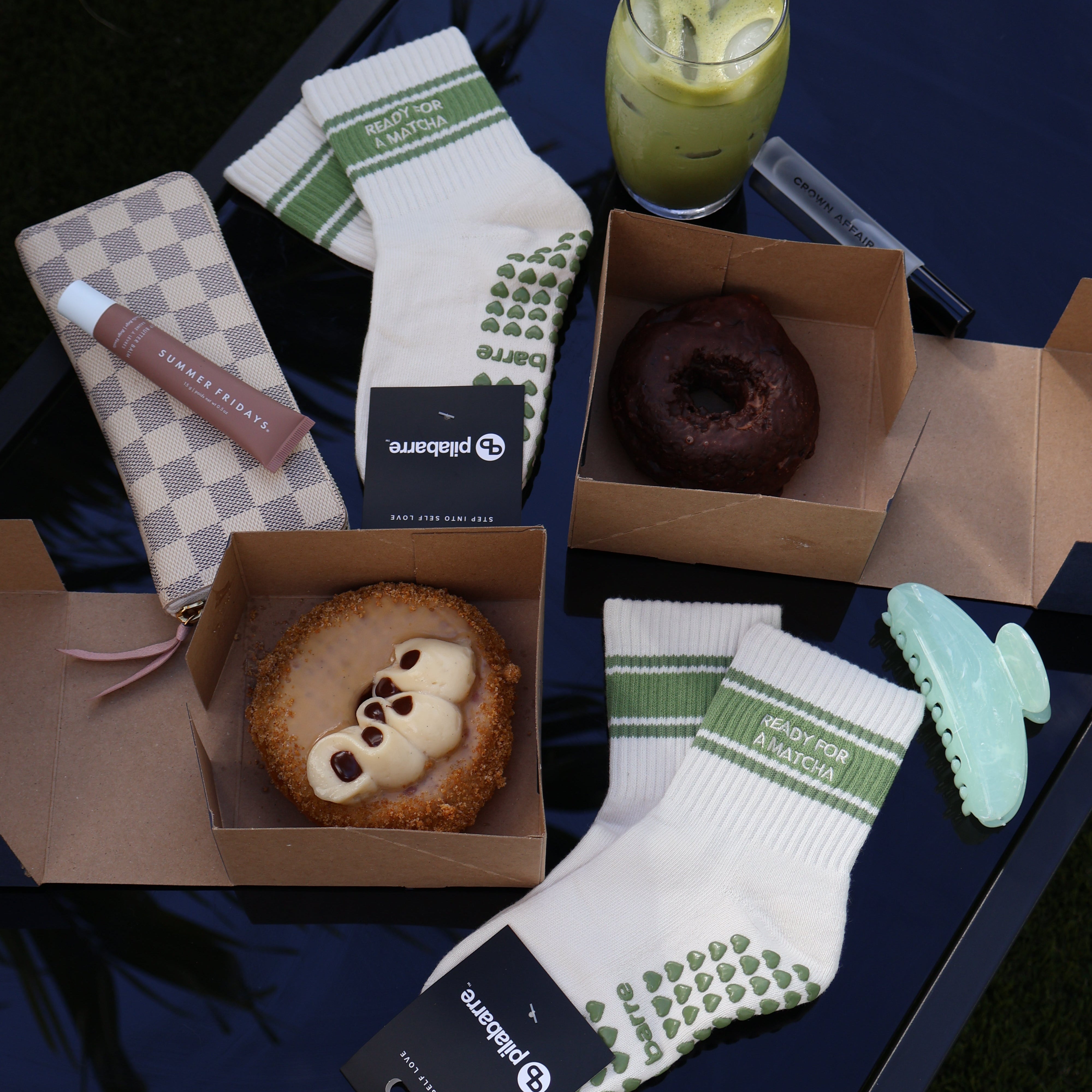 Ready for a Matcha Pilates Socks