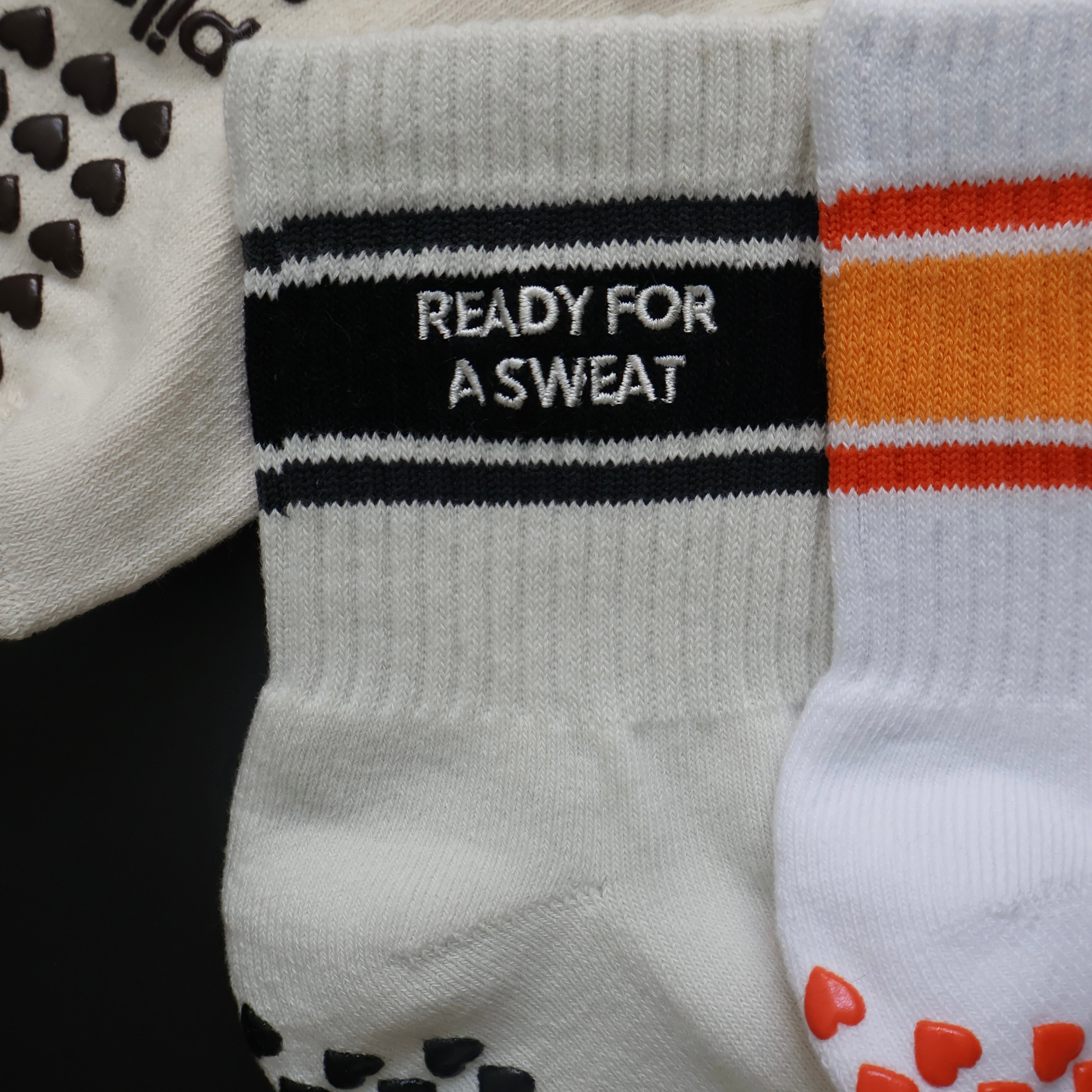 Ready for a sweat barre socks