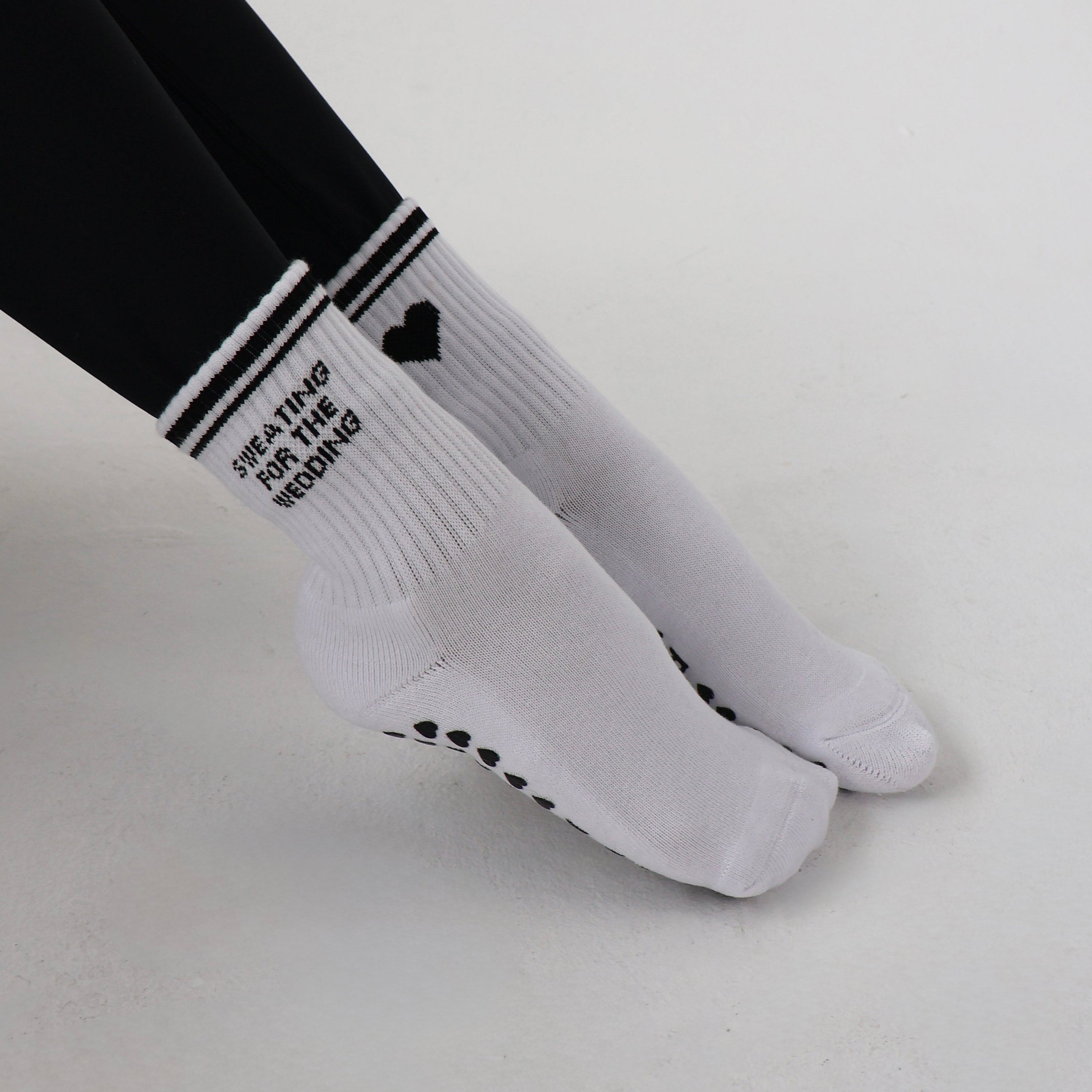 SWEATING FOR THE WEDDING PILATES SOCKS - BRIDAL GRIP SOCKS