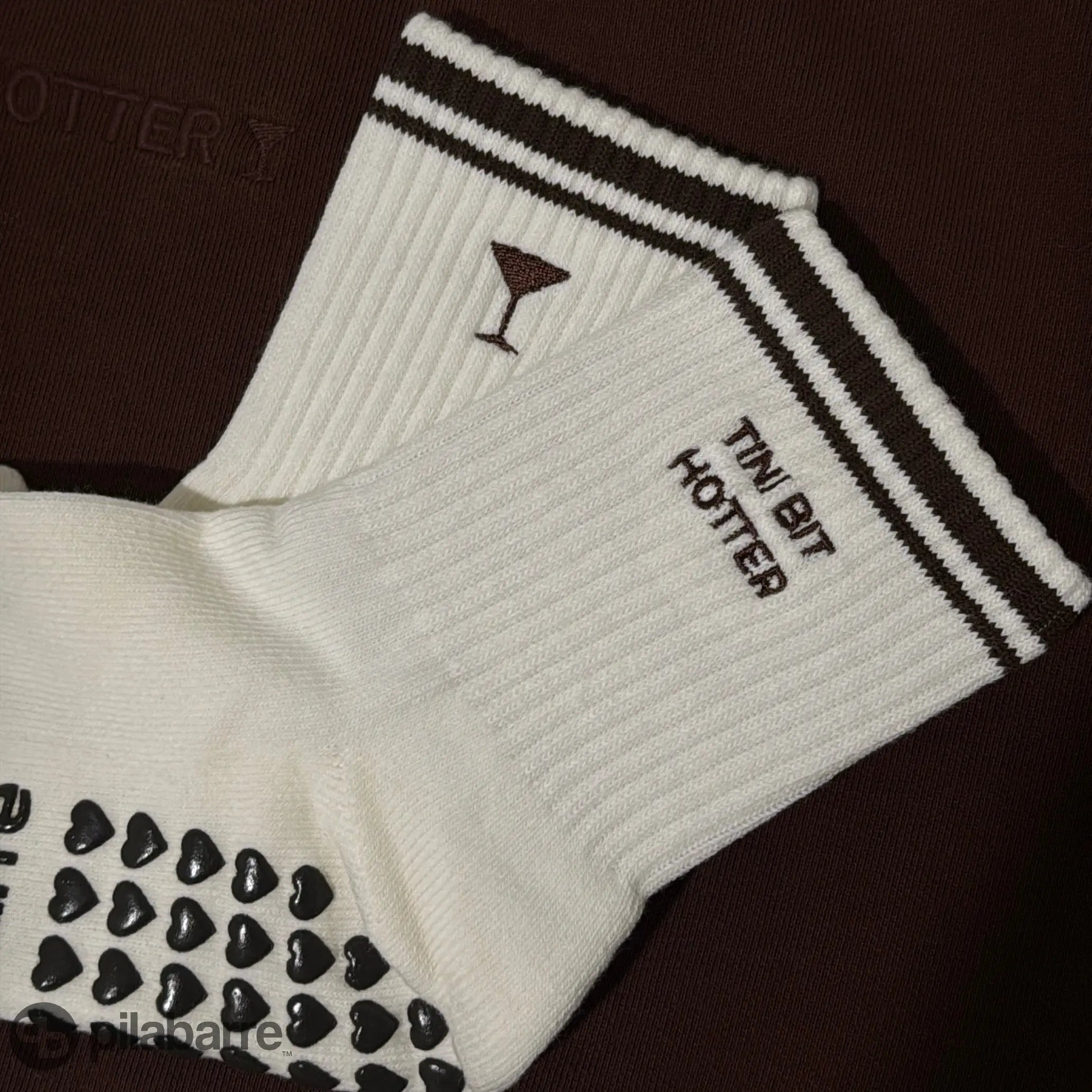 Tini Bit Hotter - Crewneck + Sock Set Pila-Barre Pila-Barre Tini Bit Hotter - Crewneck + Sock Set