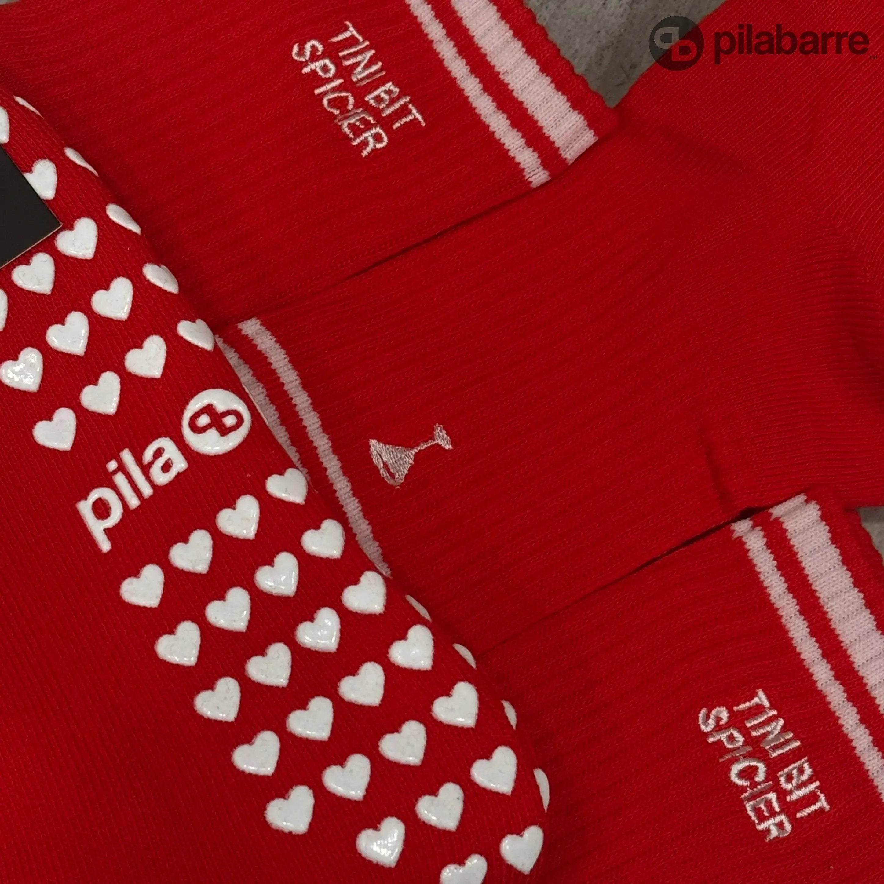 Tini Bit Spicier Grip Sock Socks My Store Pila-Barre Tini Bit Spicier Grip Sock