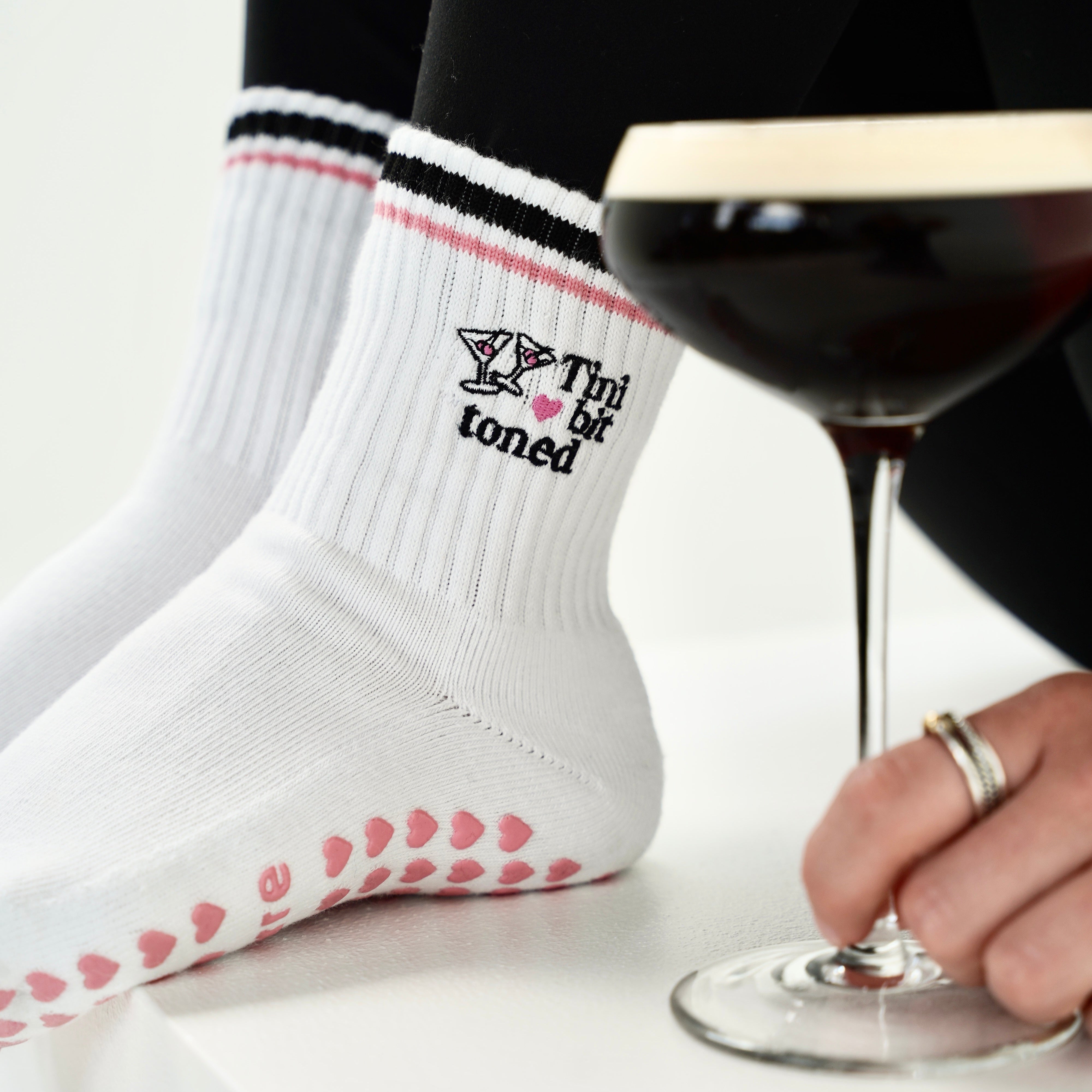 Tini bit toned barre socks