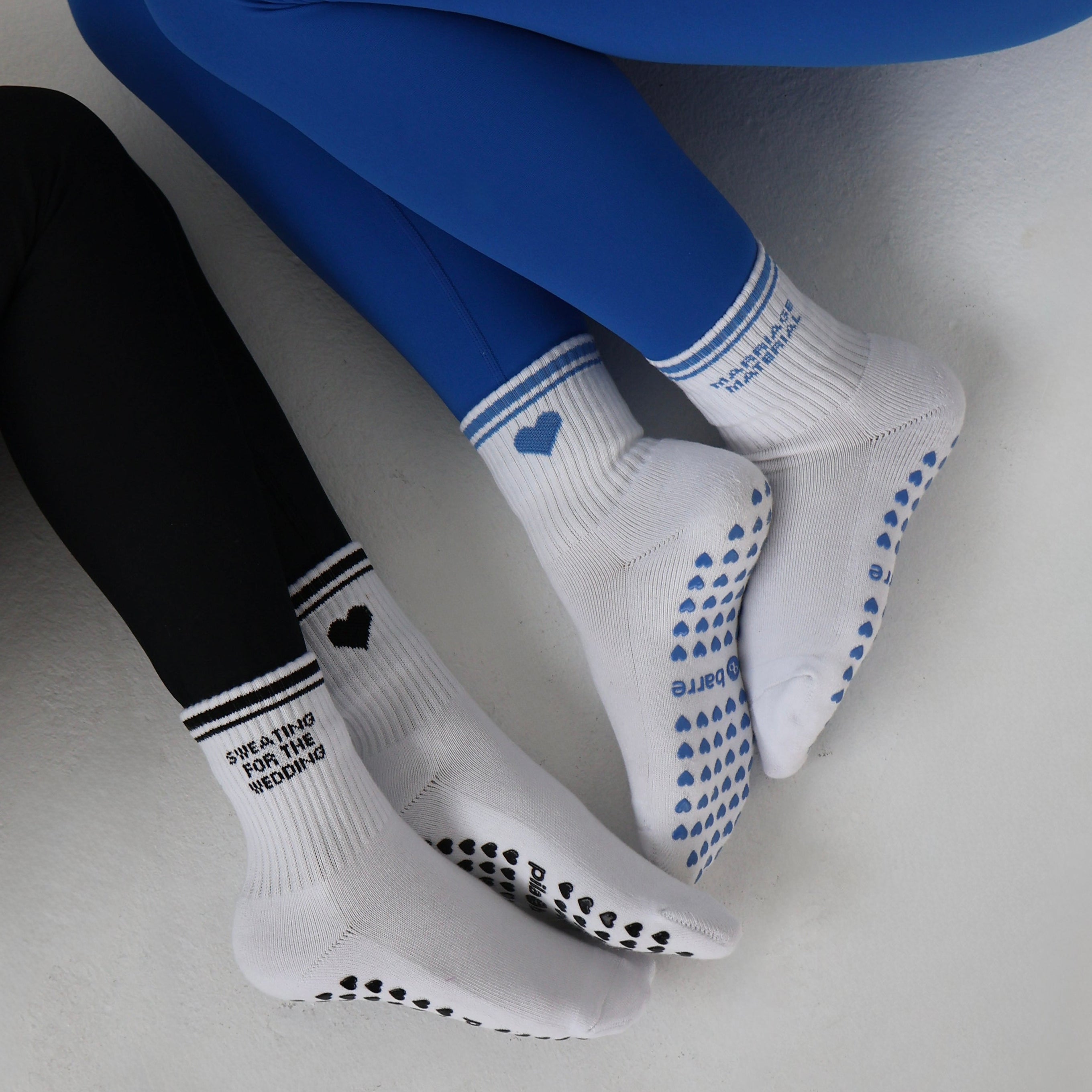 bridal grip sock bundle - sweating for the wedding grip socks and marriage material grip socks