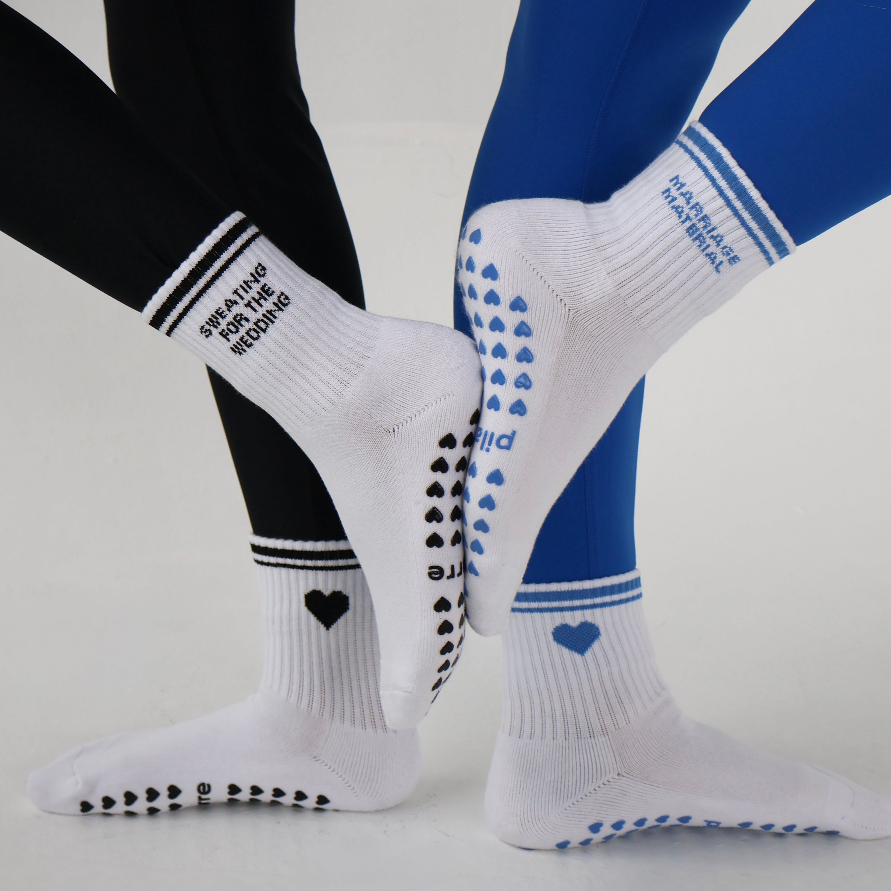 bridal grip sock bundle - sweating for the wedding grip socks and marriage material grip socks