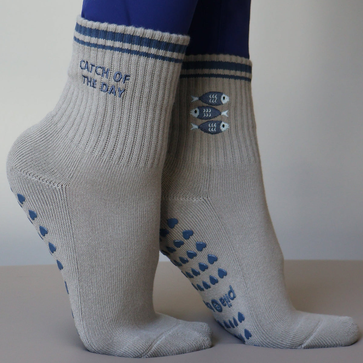 catch of the day barre socks with grips