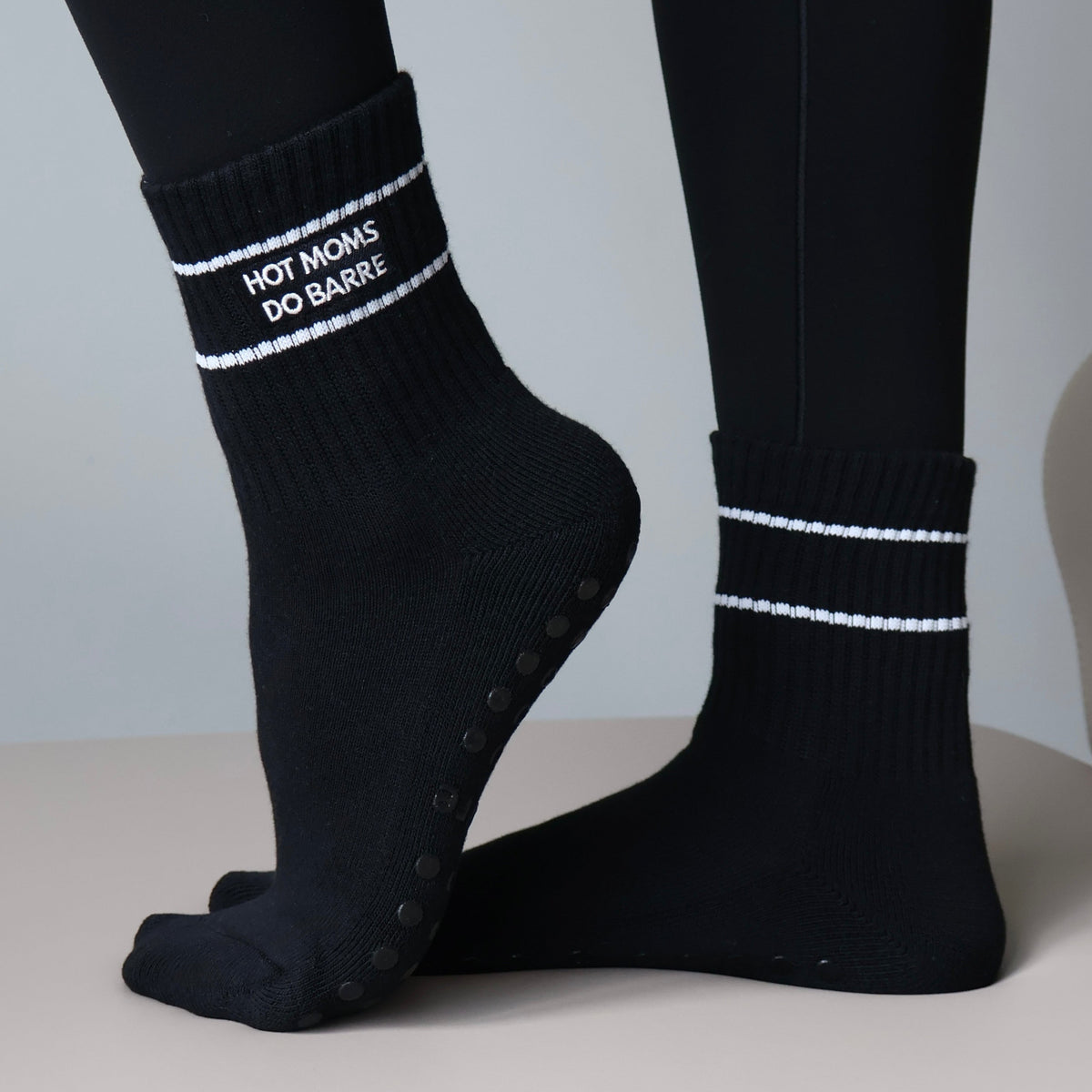 hot moms do barre grip socks