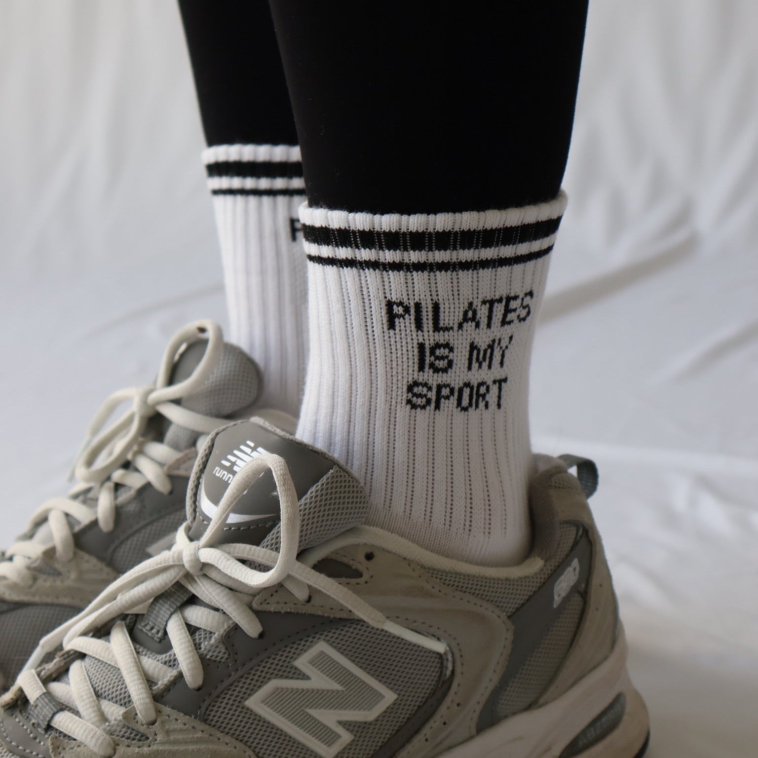pilates is my sport grip socks yoga barre